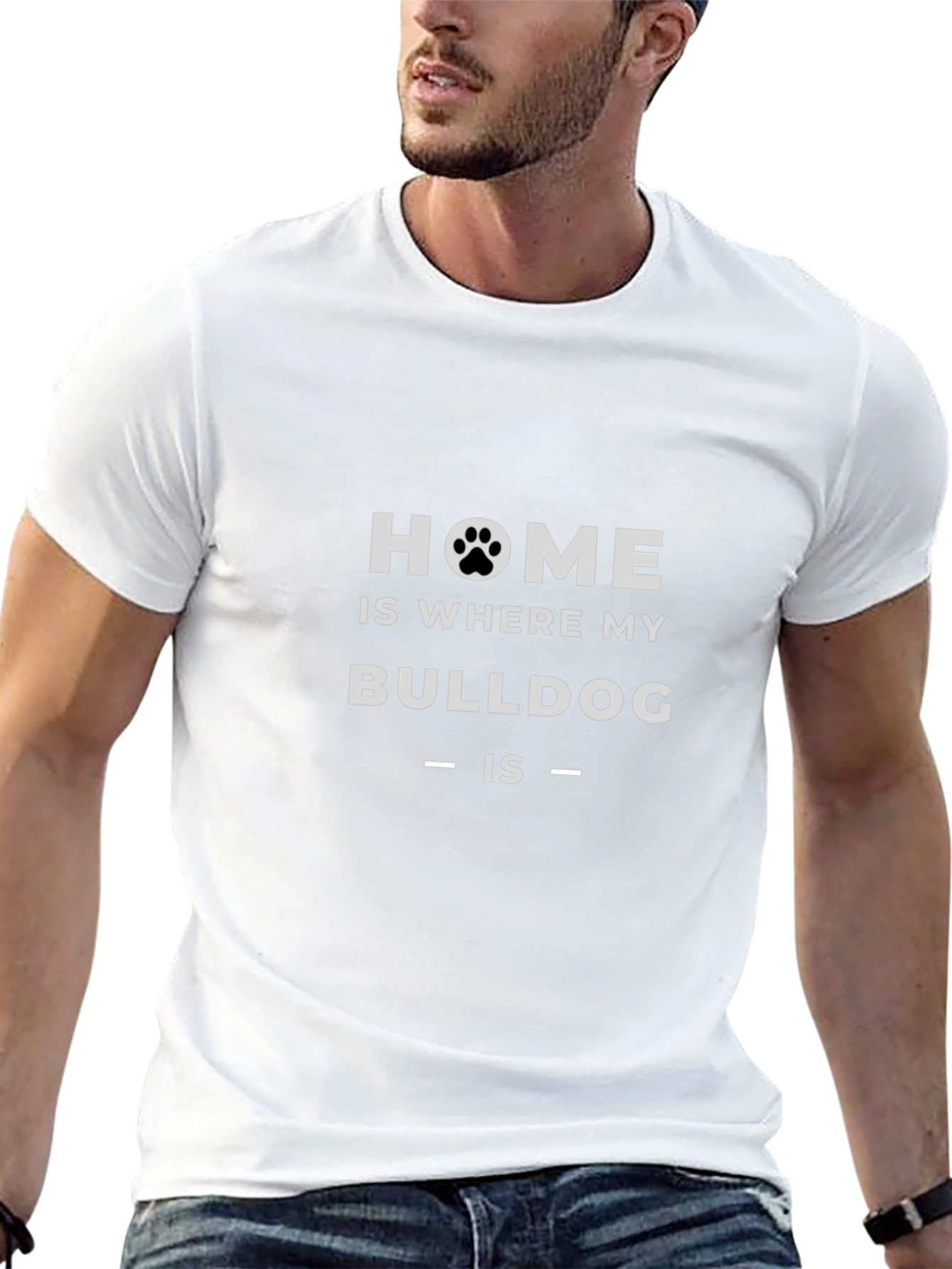 Home is Where My Bulldog is T-Shirt