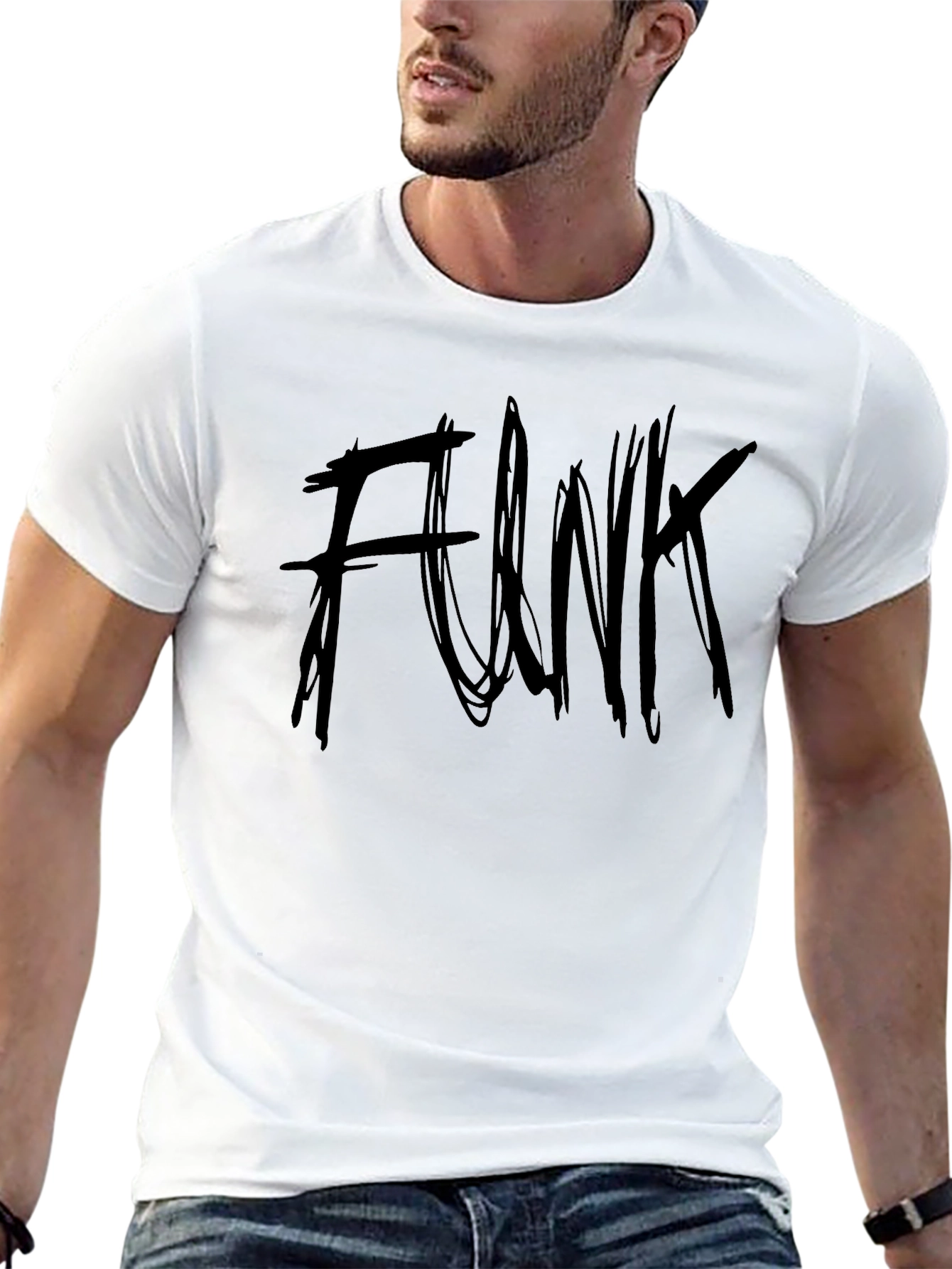 Black Funk Graphic Tee - Urban Style