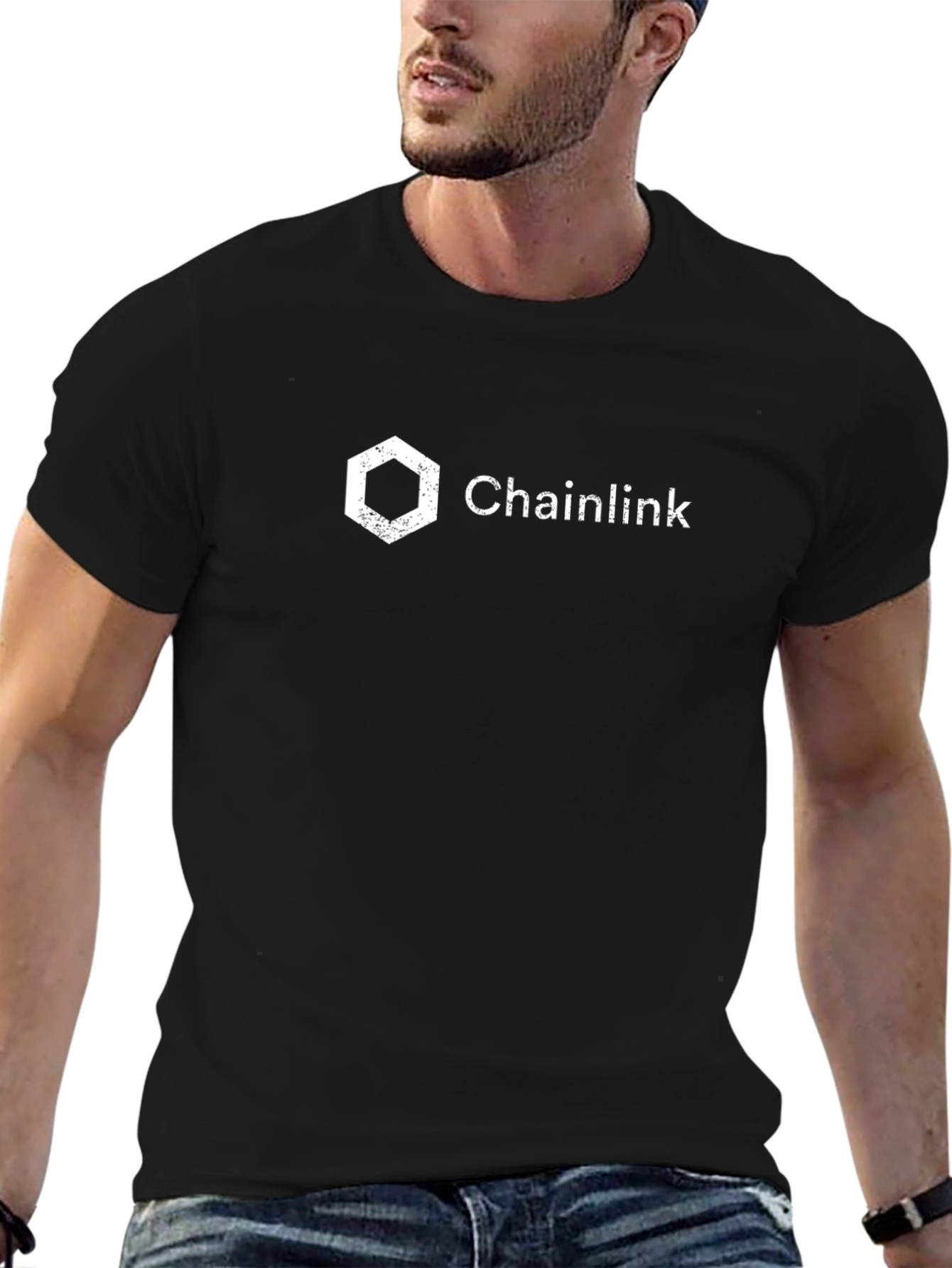 Chainlink Crypto Black T-Shirt