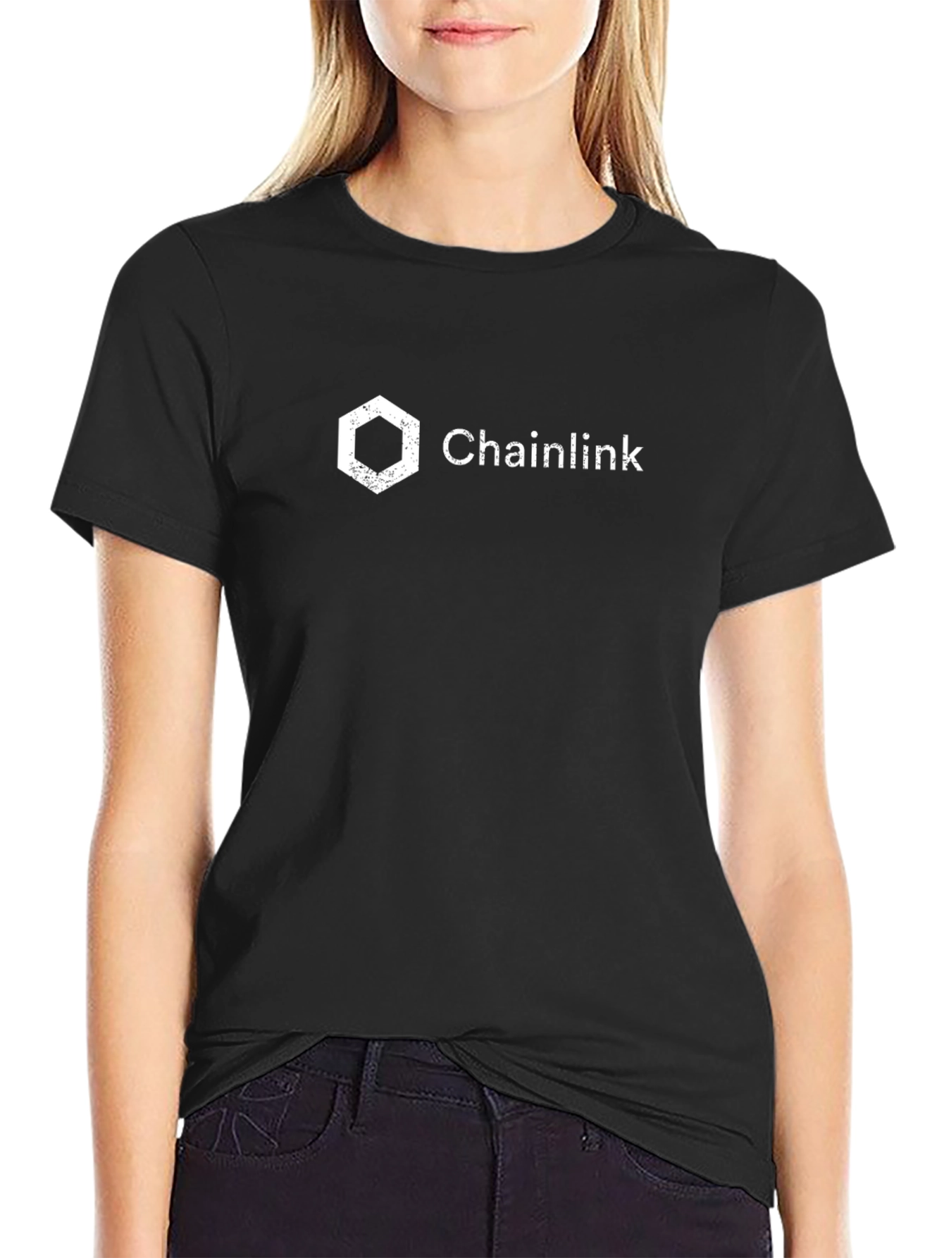 Chainlink Crypto Black T-Shirt