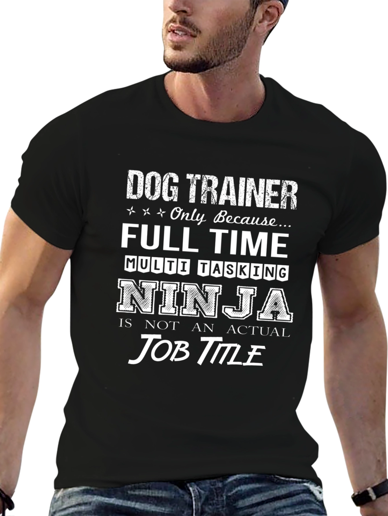 Dog Trainer Ninja Graphic T-Shirt