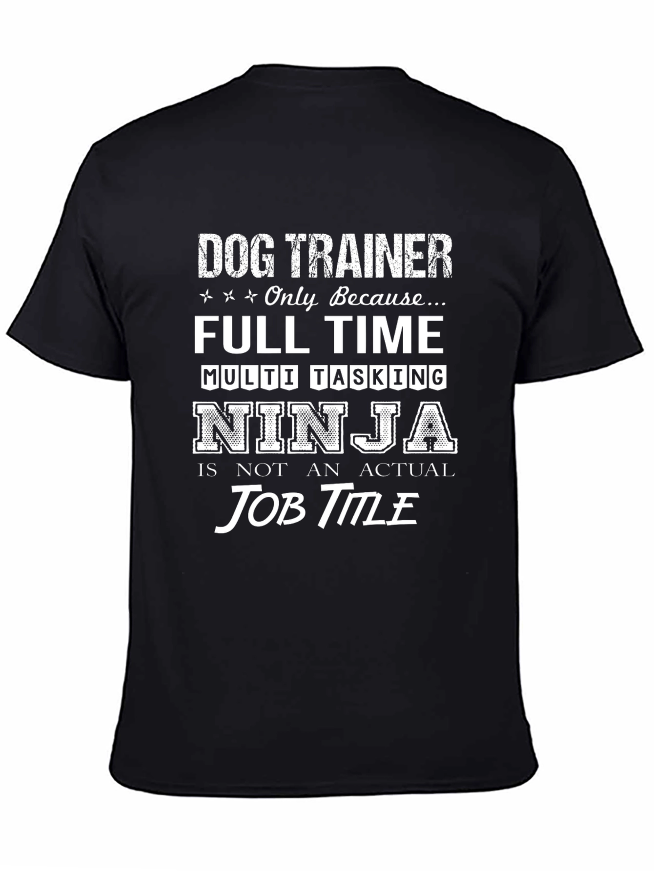 Dog Trainer Ninja Graphic T-Shirt