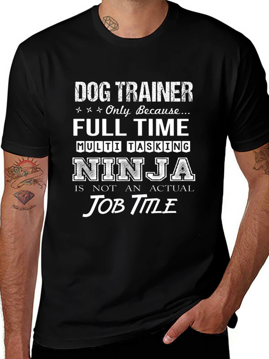 Dog Trainer Ninja Graphic T-Shirt