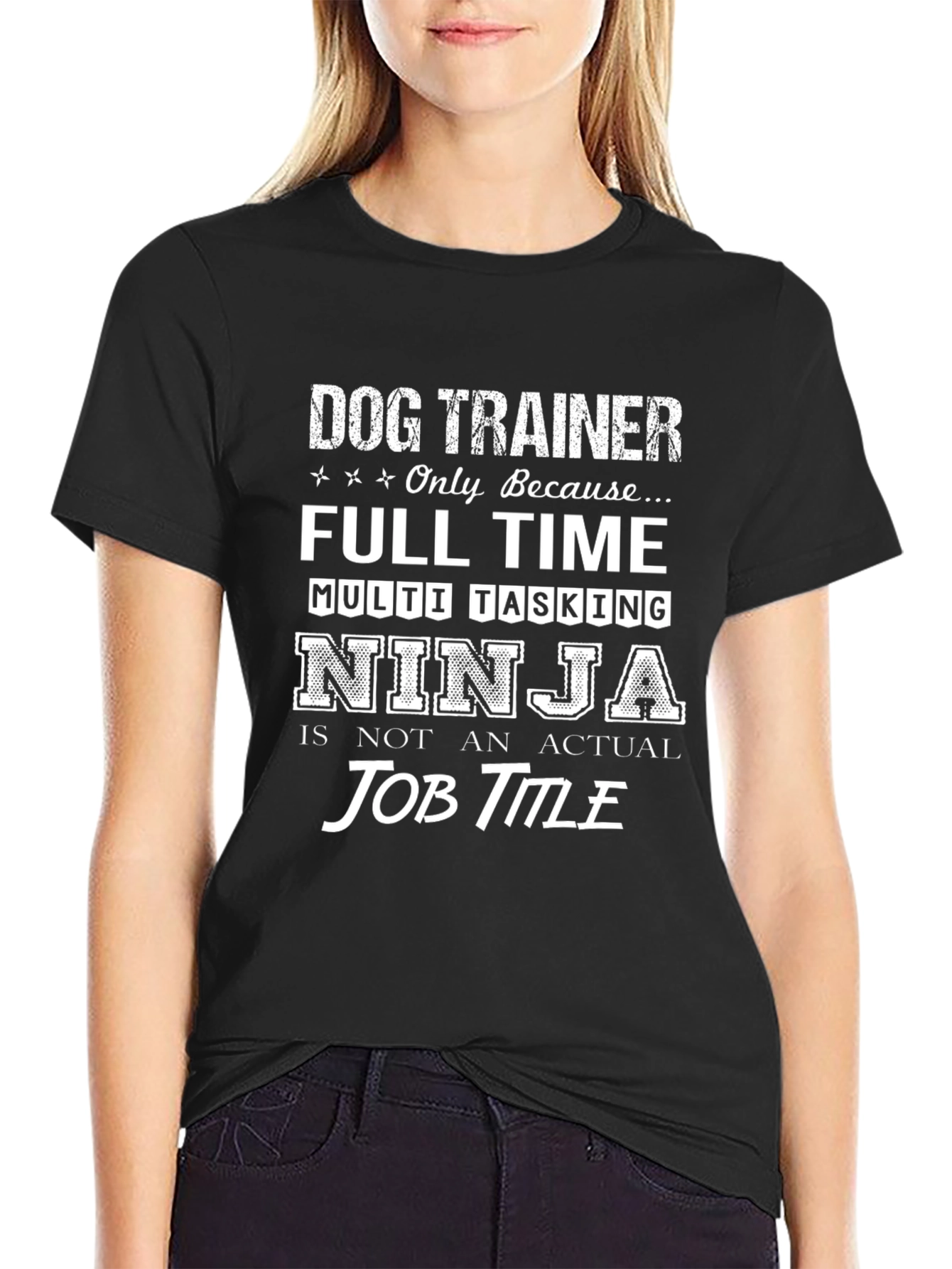 Dog Trainer Ninja Graphic T-Shirt