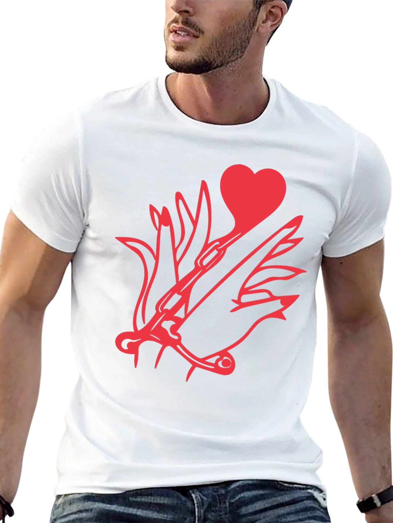 Heart & Dagger Black T-Shirt