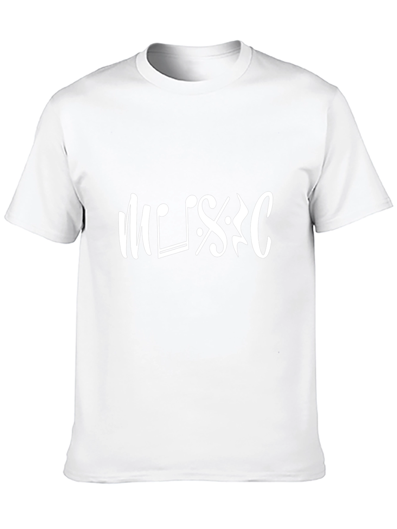 Music Note Graphic Tee - Stylish Black T-Shirt