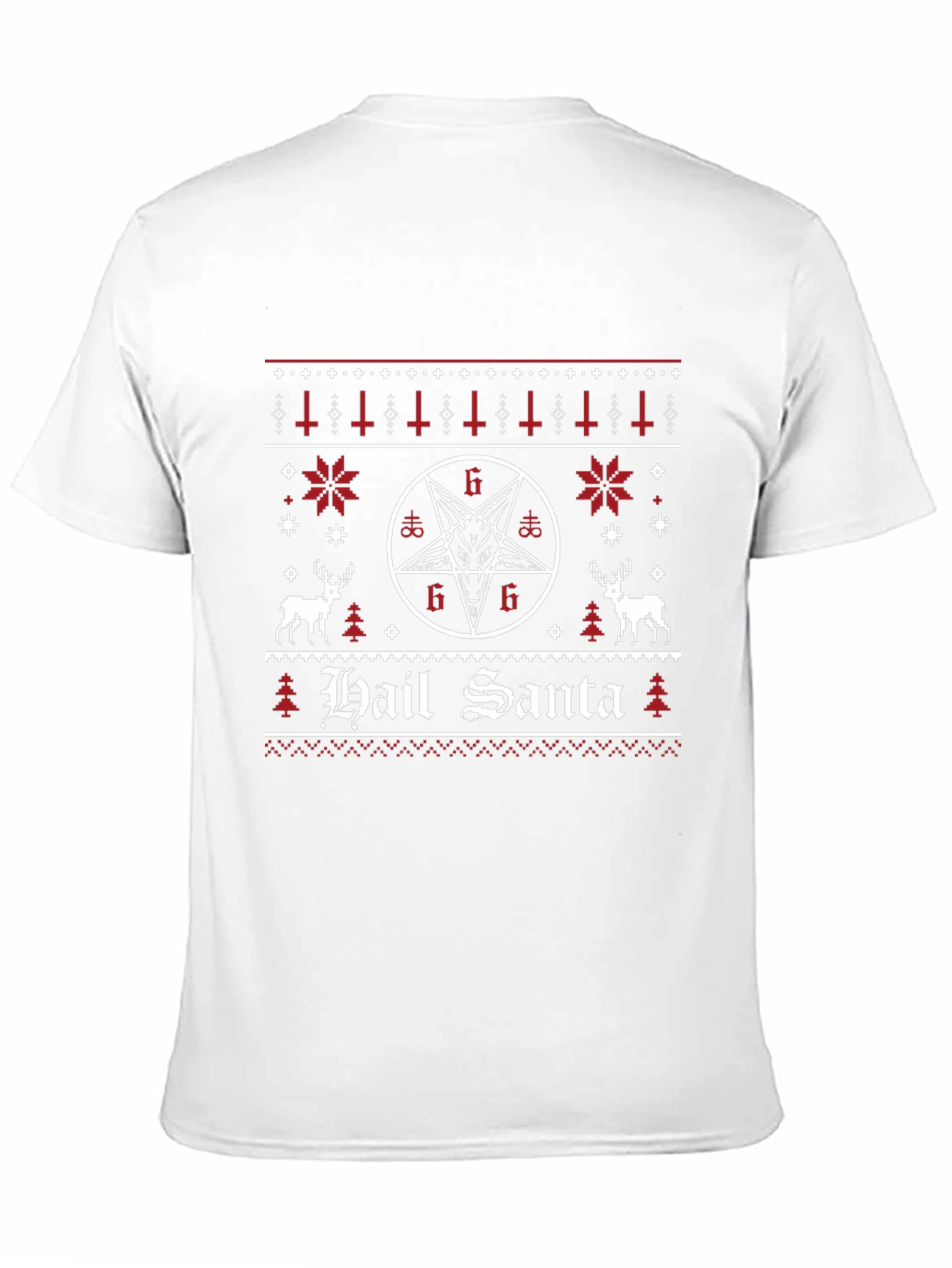 Hail Santa Ugly Christmas Sweater T-Shirt