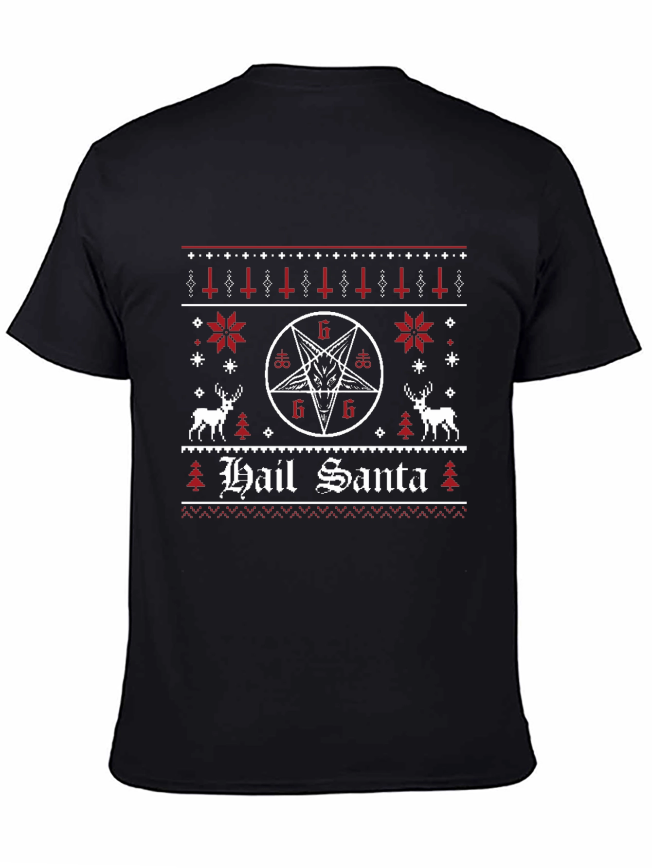 Hail Santa Ugly Christmas Sweater T-Shirt