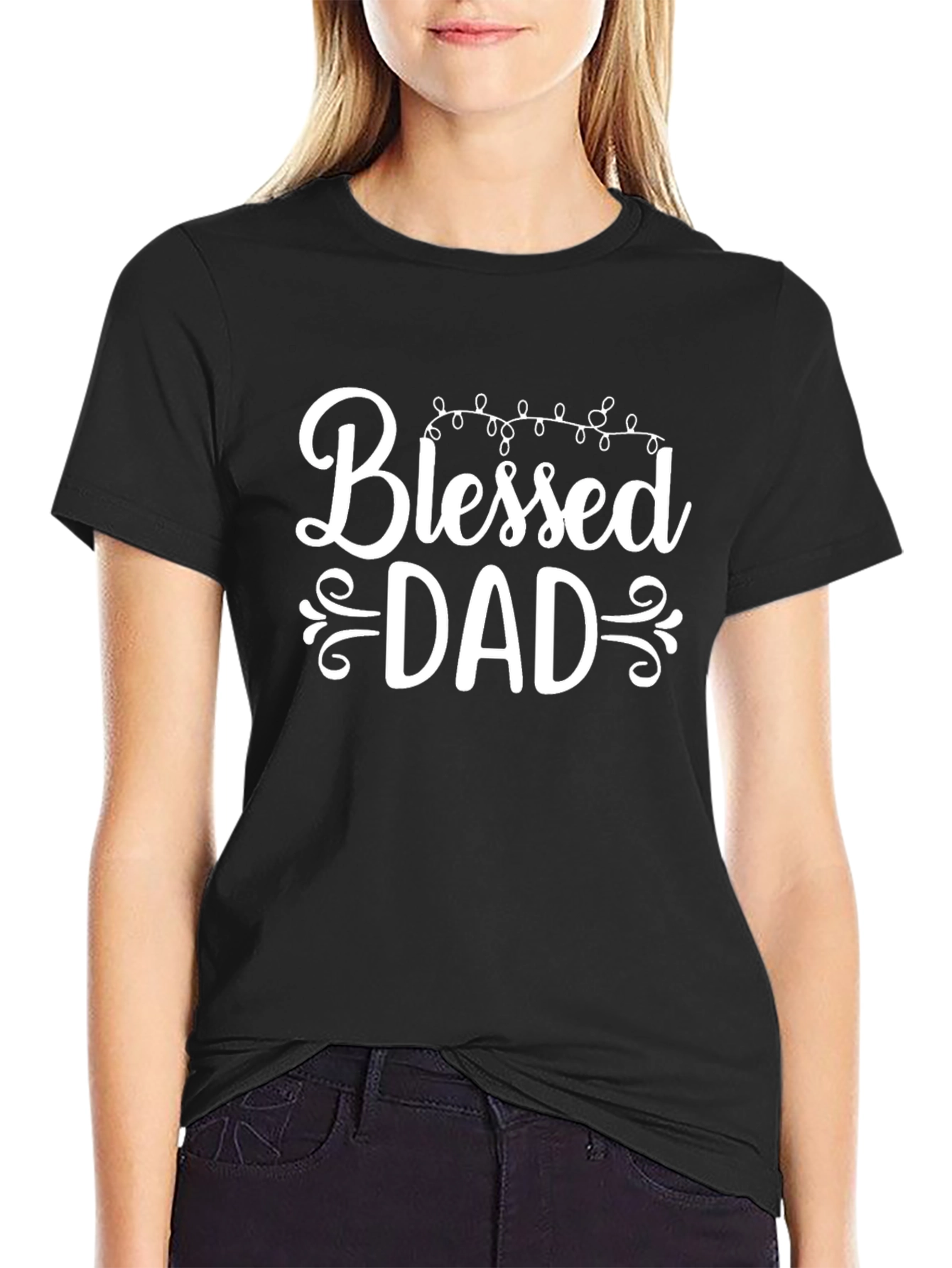 Blessed Dad Graphic Tee - Fathers Day Shirt