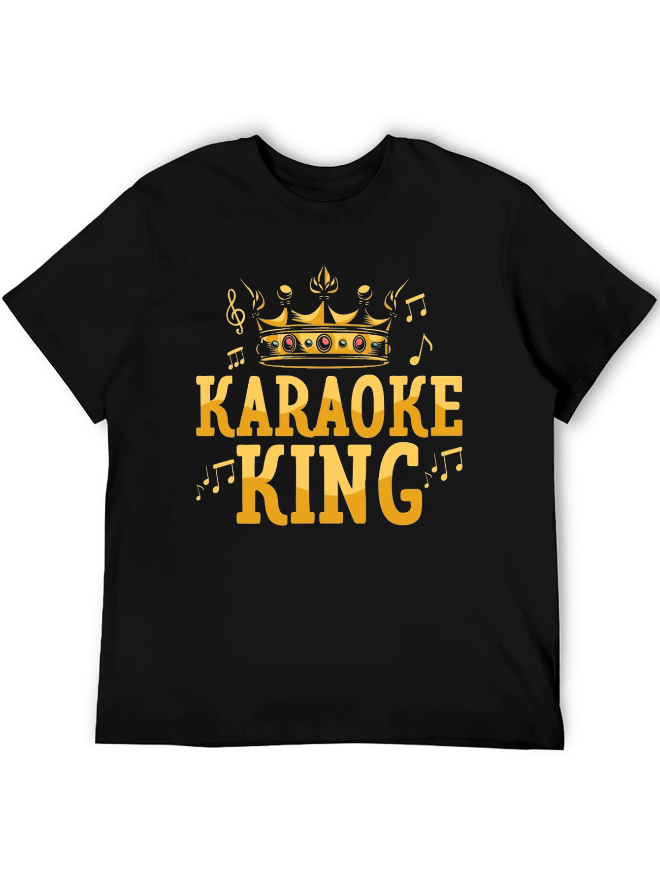 Karaoke King Black T-Shirt