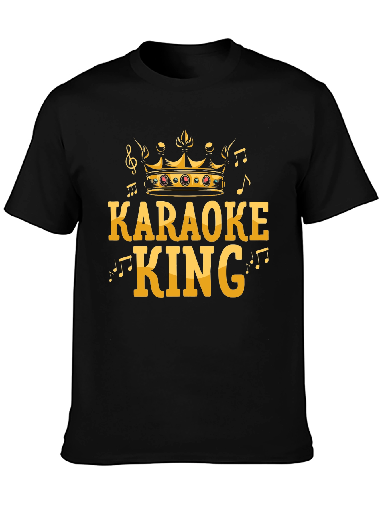 Karaoke King Black T-Shirt