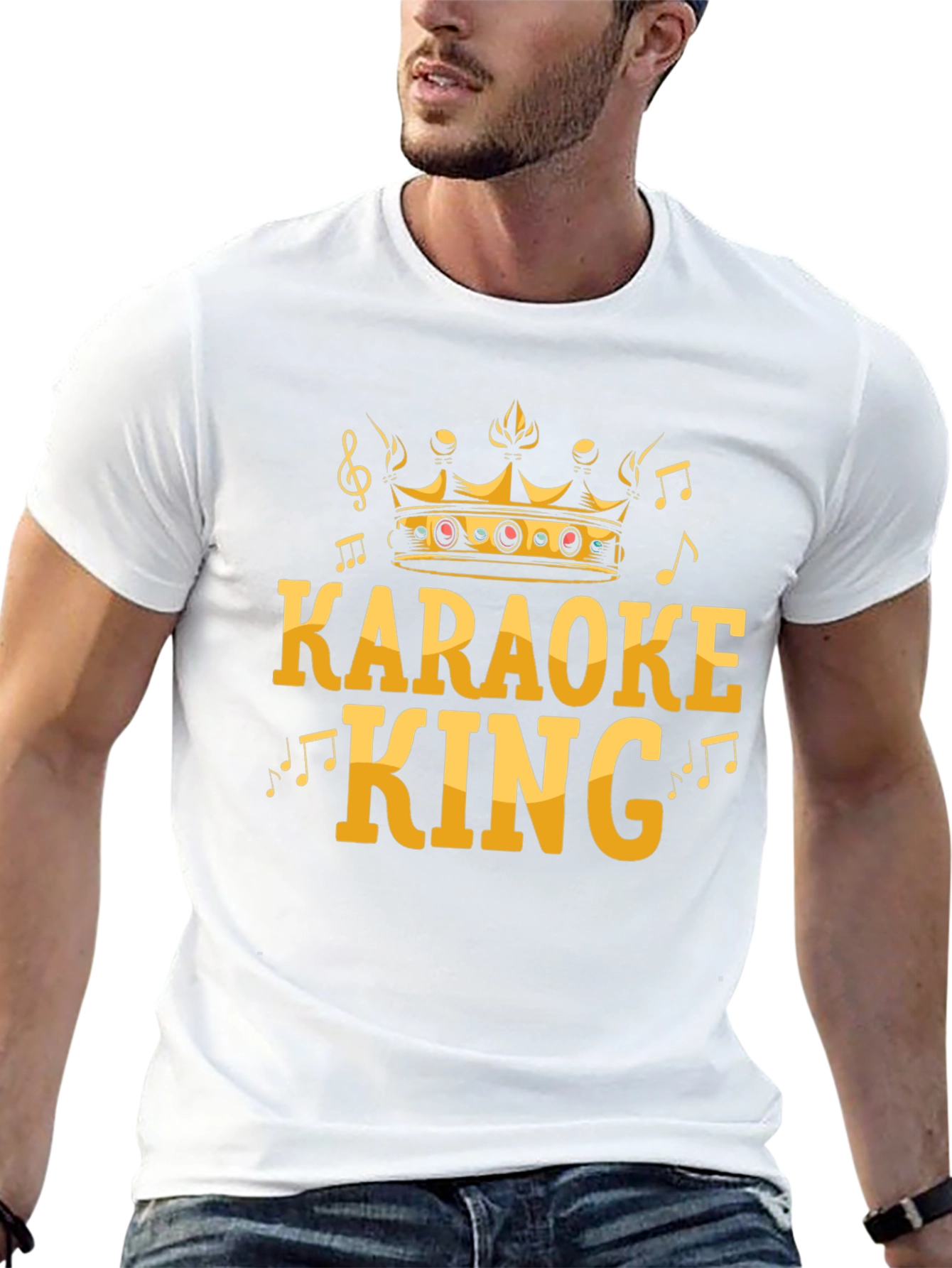 Karaoke King Black T-Shirt