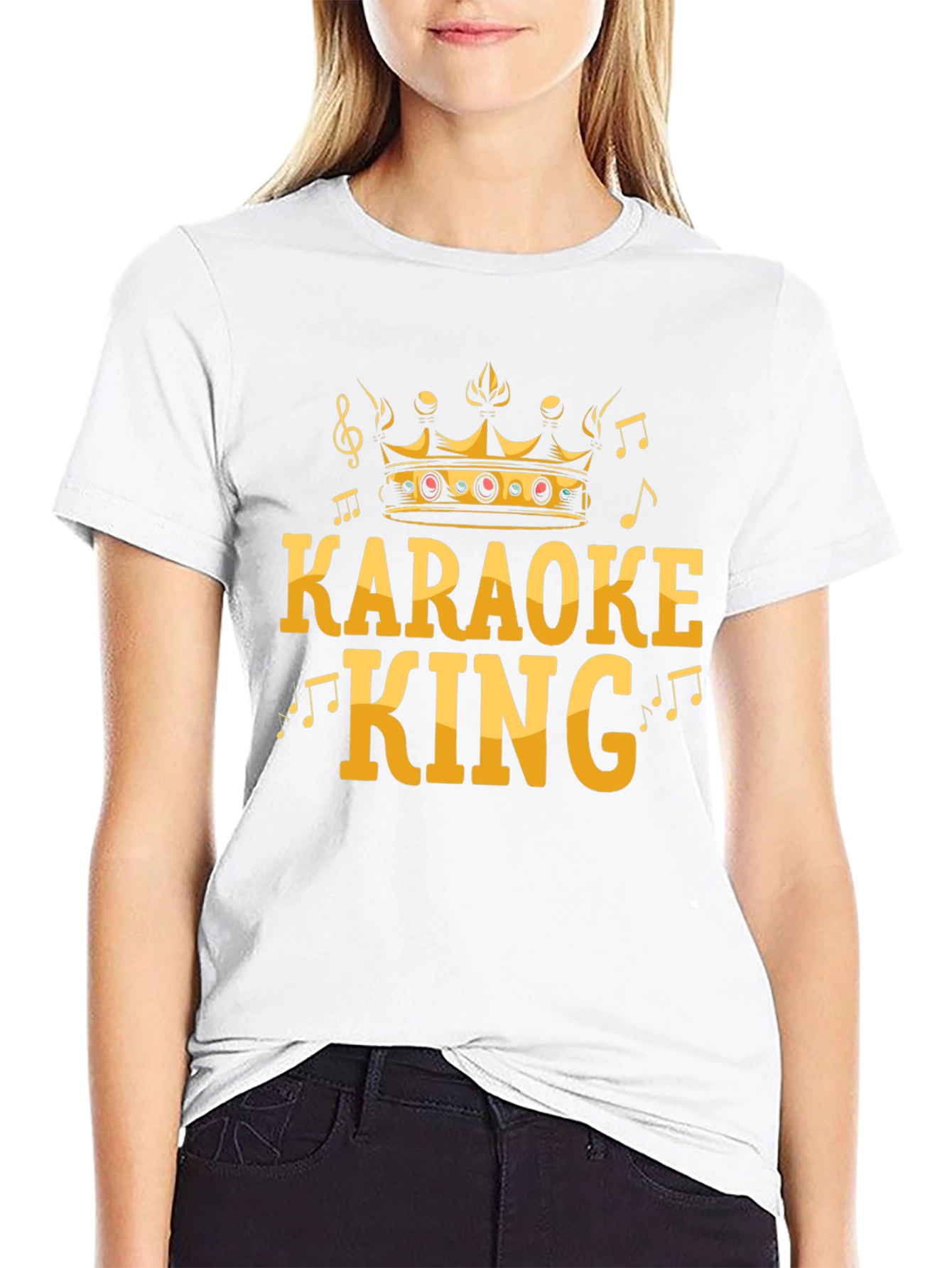Karaoke King Black T-Shirt