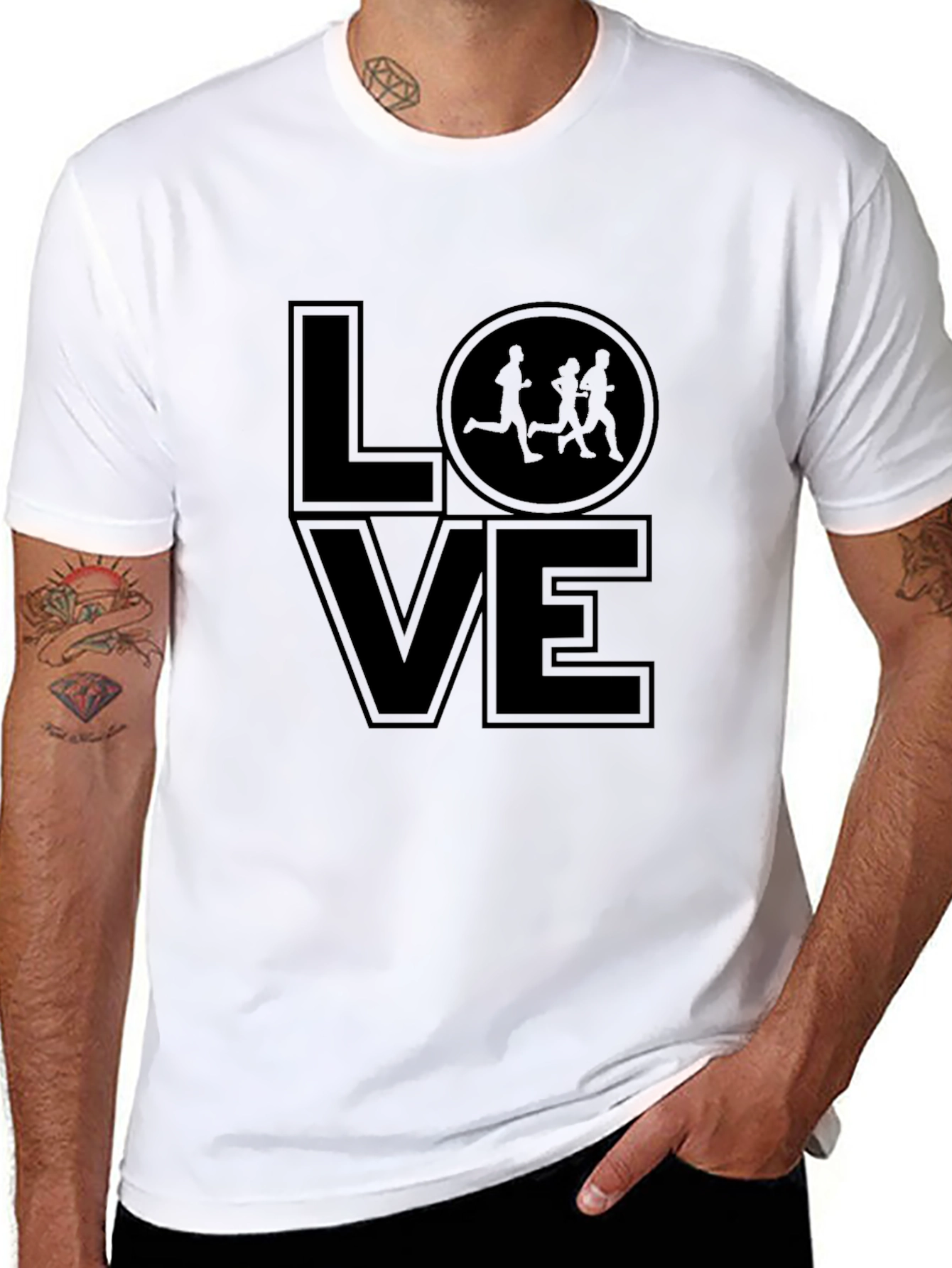 Love to Run T-Shirt - Stylish Runner Tee