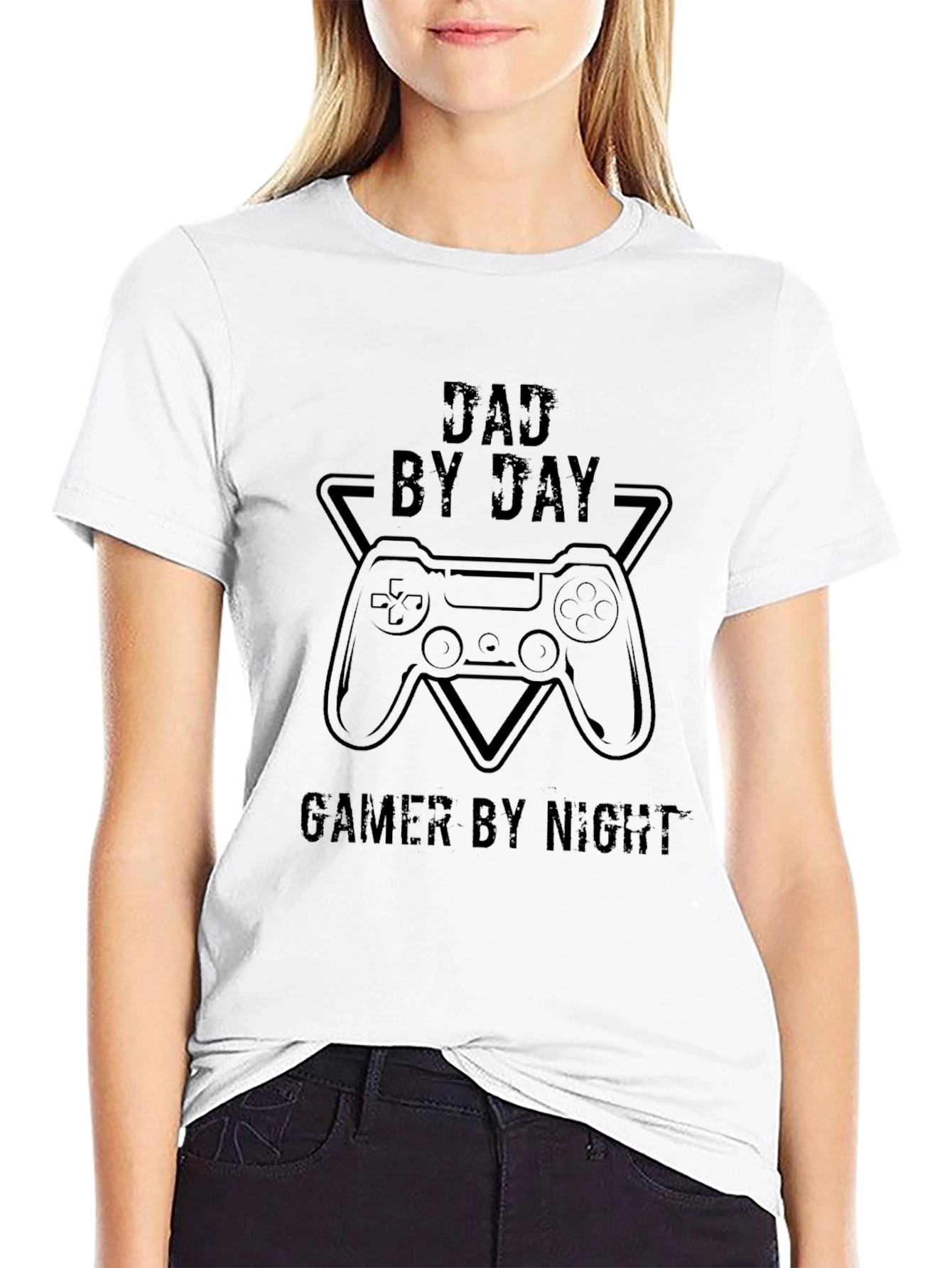 Dad By Day Gamer By Night Graphic Tee