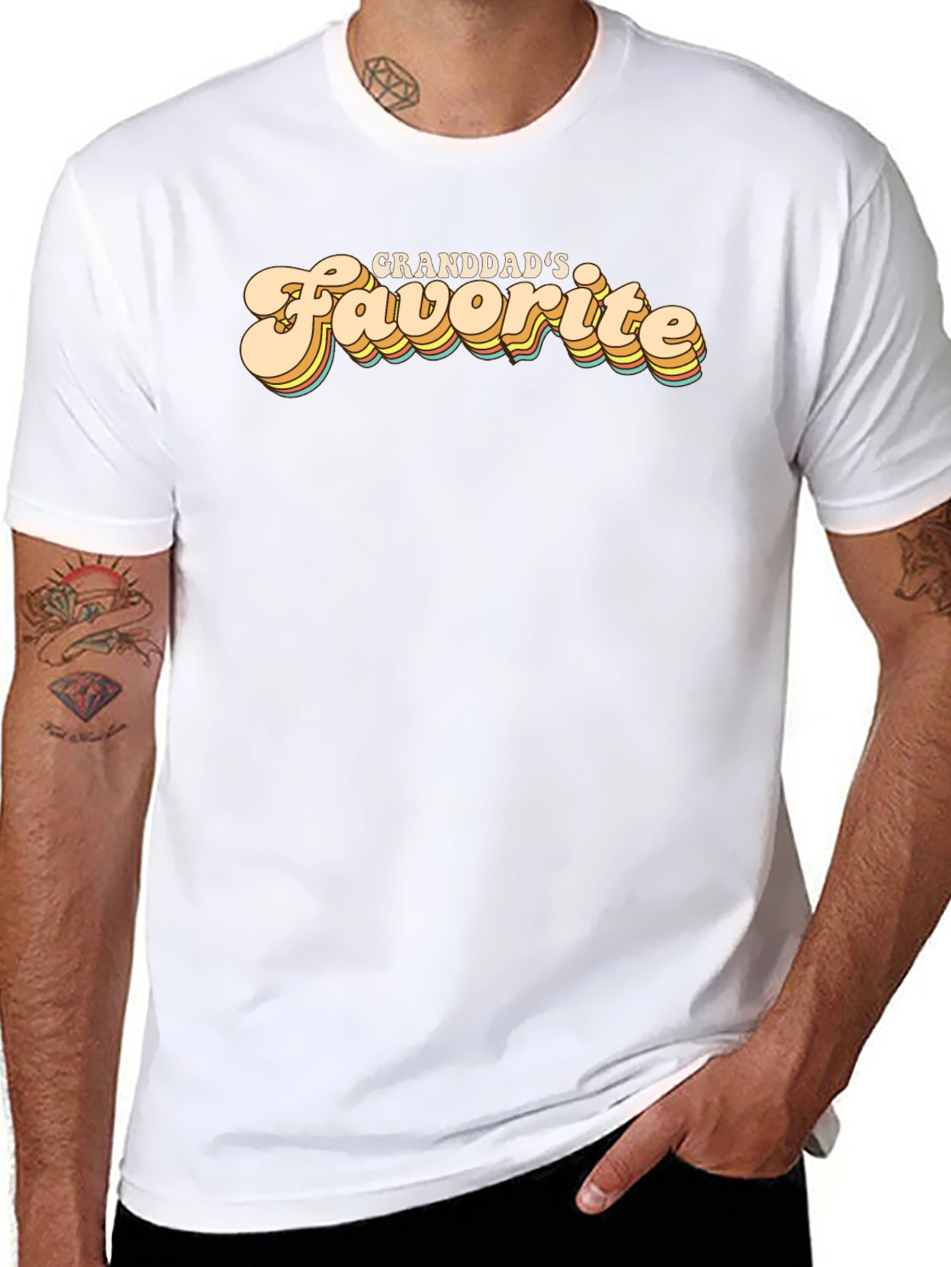 Granddads Favorite Retro Style T-Shirt
