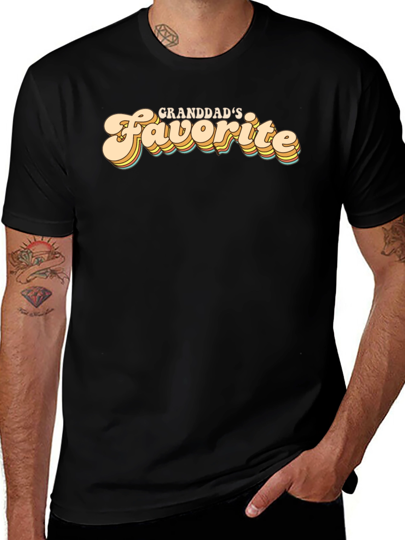 Granddads Favorite Retro Style T-Shirt