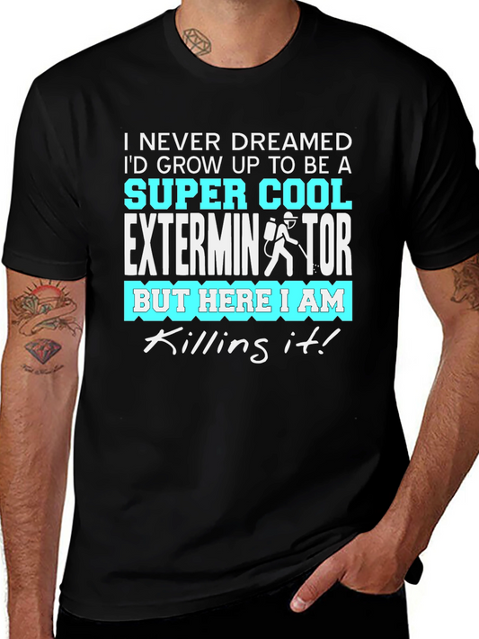 Cool Exterminator Graphic T-Shirt