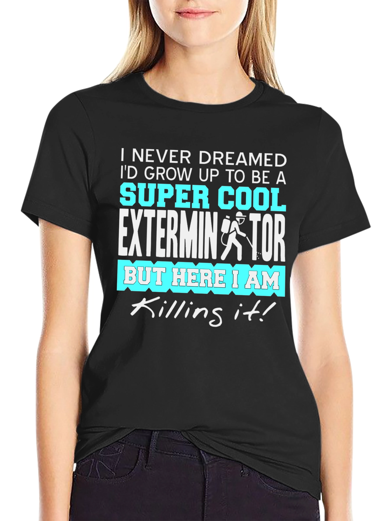 Cool Exterminator Graphic T-Shirt