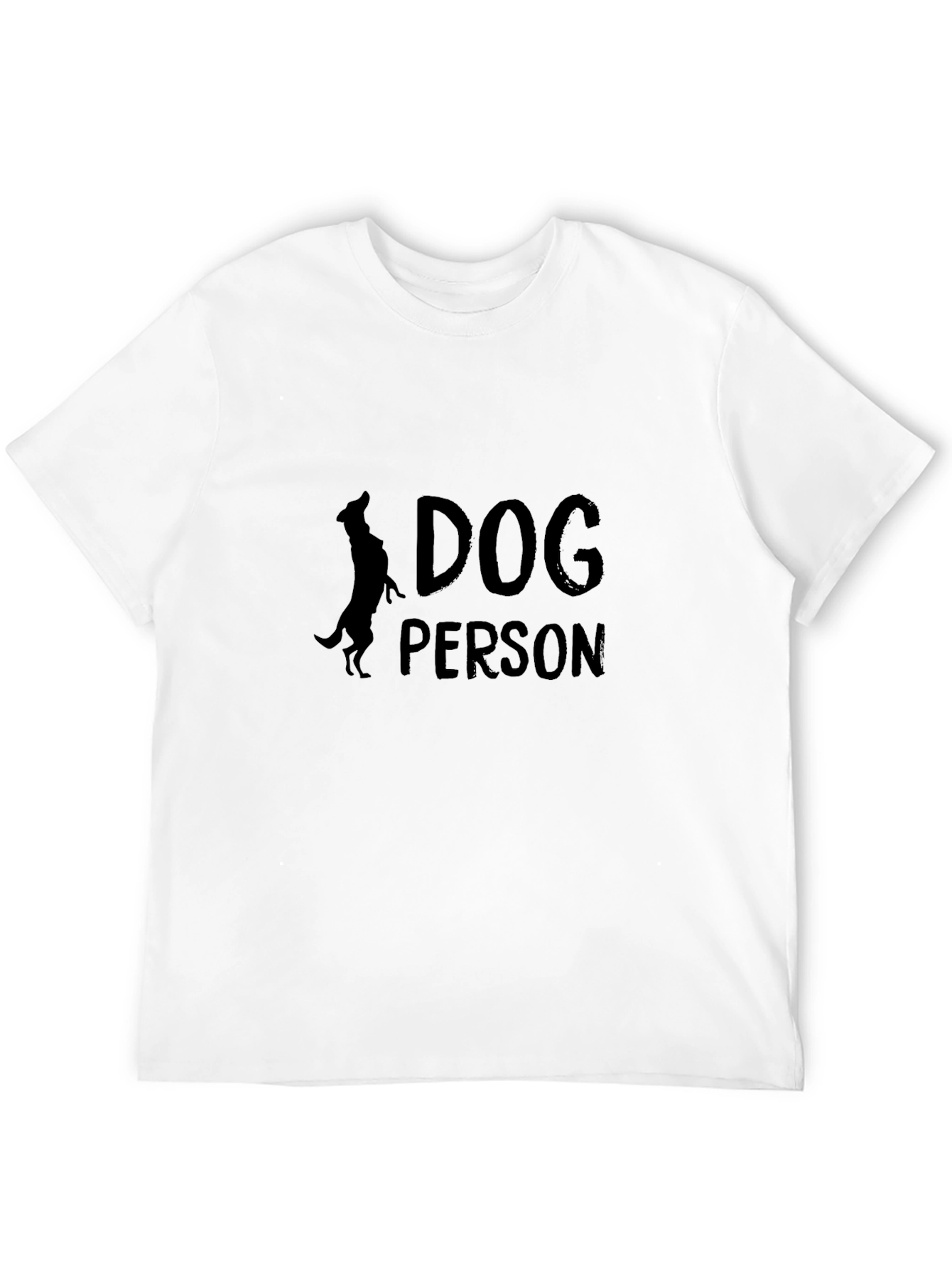 Dog Person Black Graphic Tee