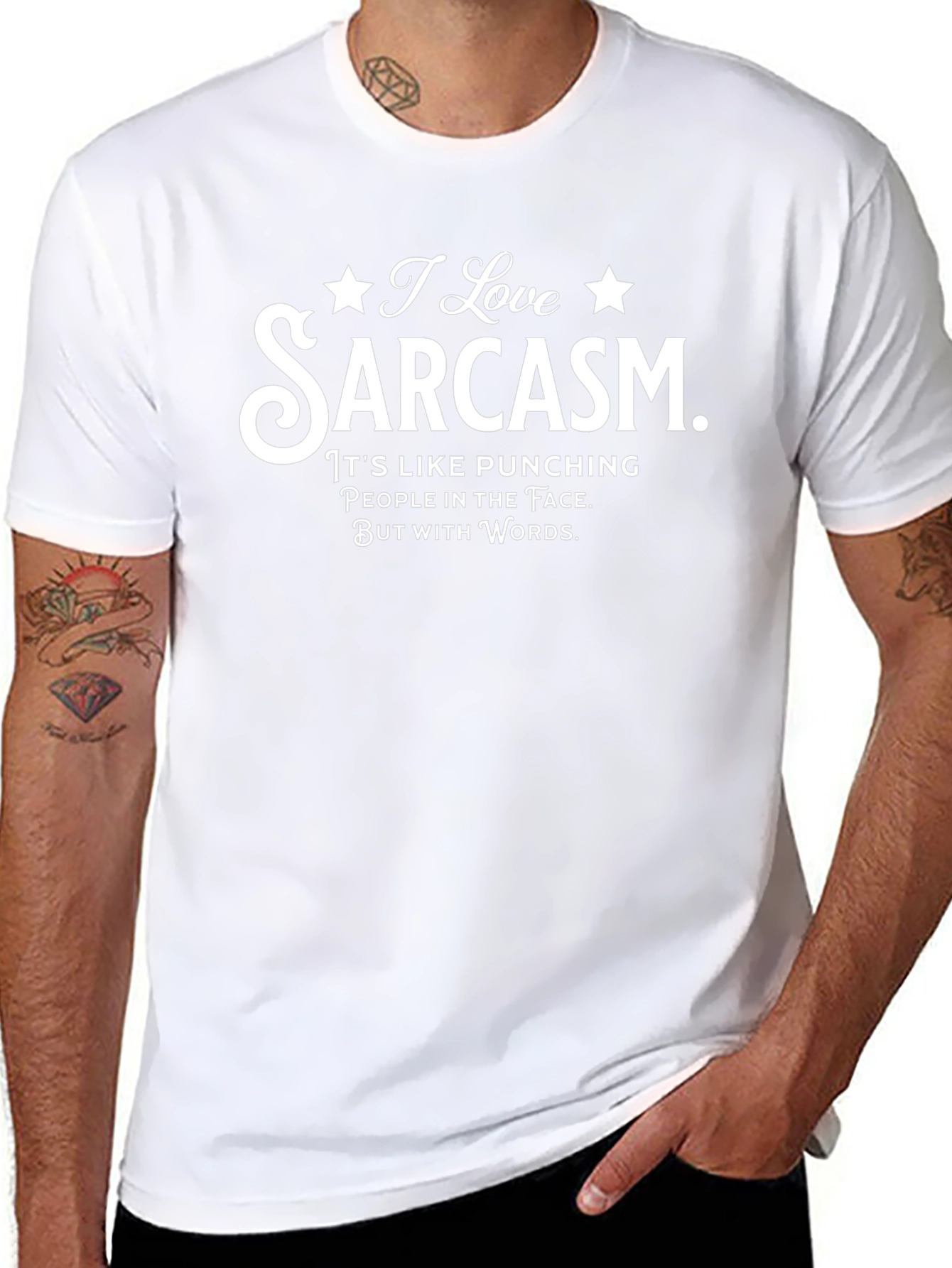 I Love Sarcasm Graphic T-Shirt