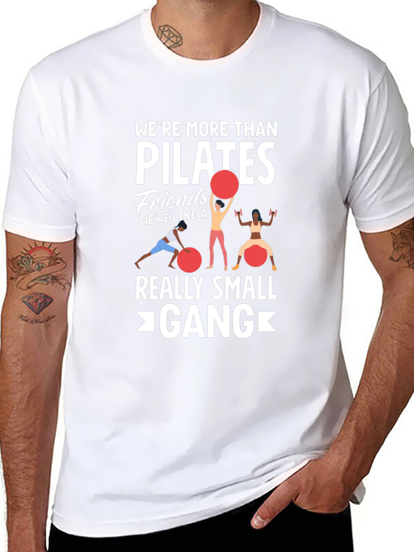 Pilates Friends Graphic T-Shirt