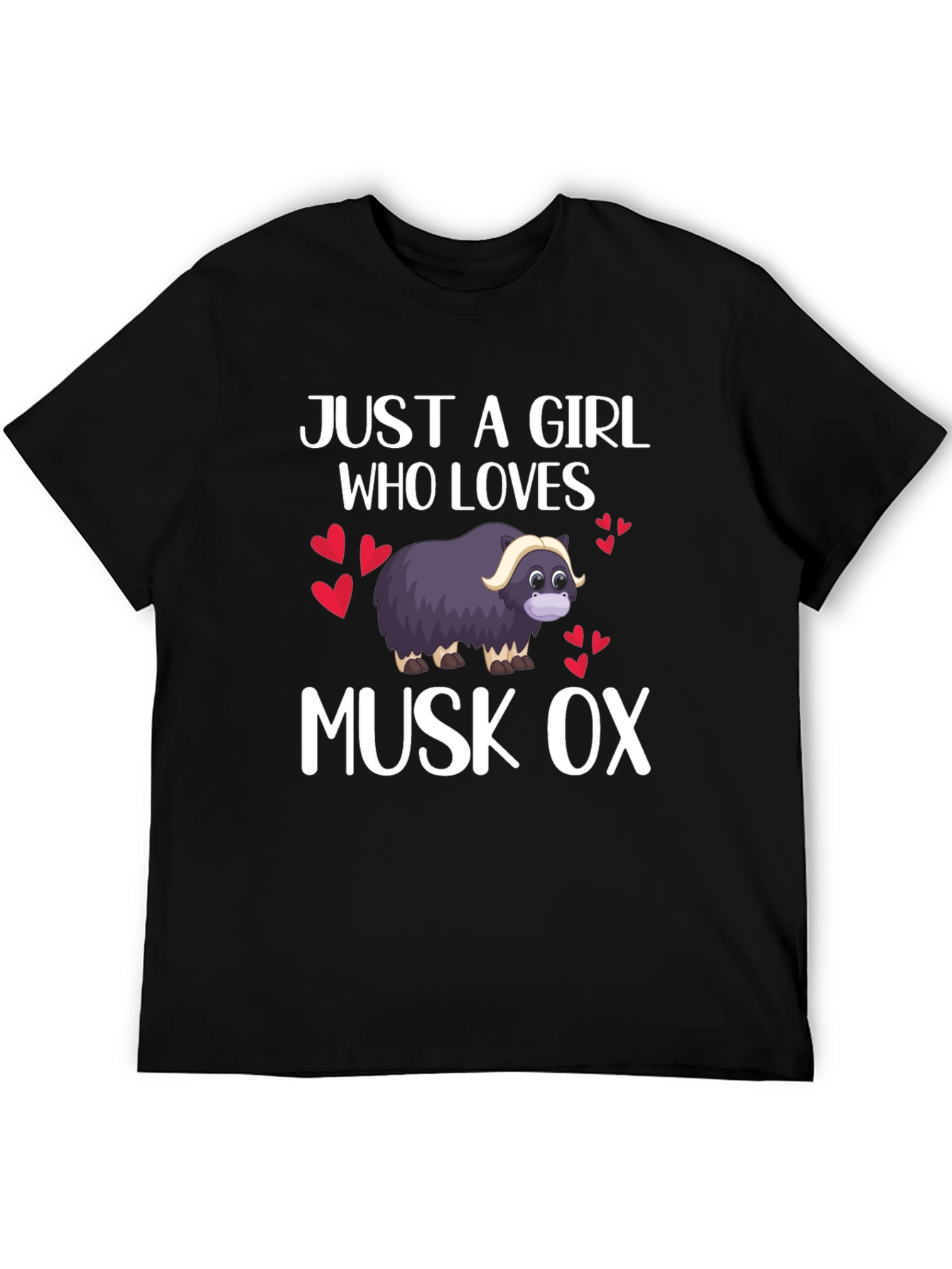 Just A Girl Who Loves Musk Ox T-Shirt