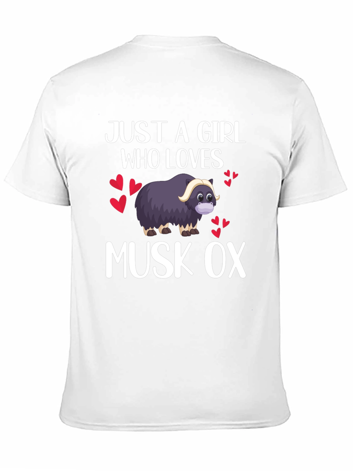 Just A Girl Who Loves Musk Ox T-Shirt