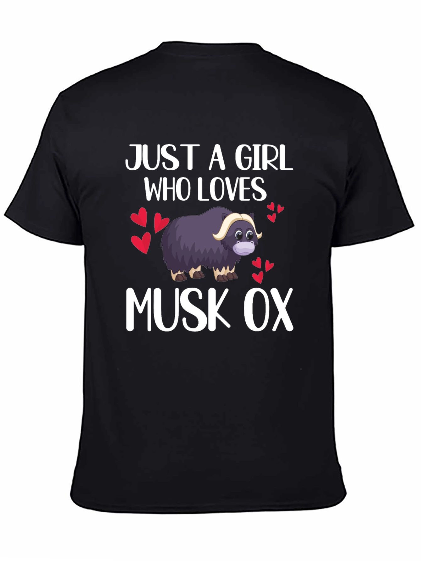 Just A Girl Who Loves Musk Ox T-Shirt