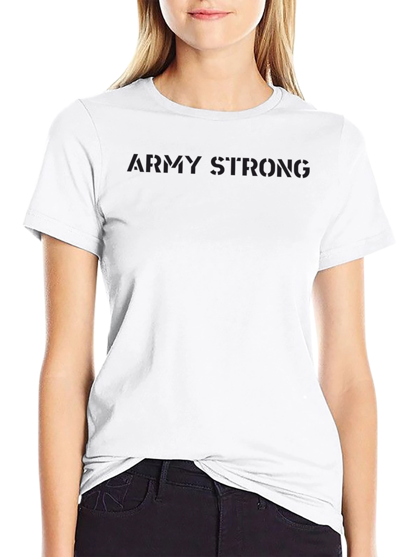 Army Strong Black T-Shirt
