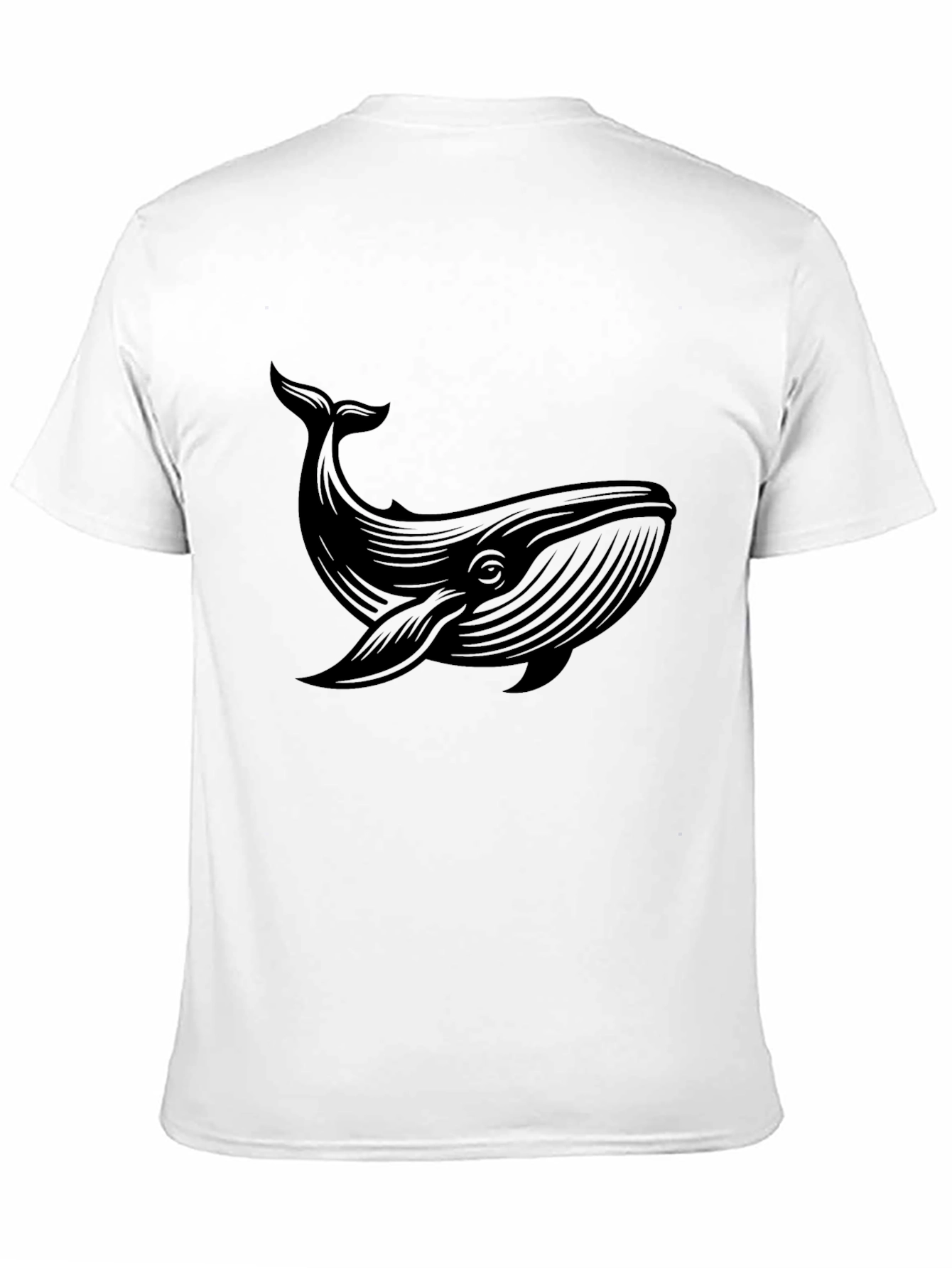 Black Whale Graphic Tee - Stylish Mens Casual Top