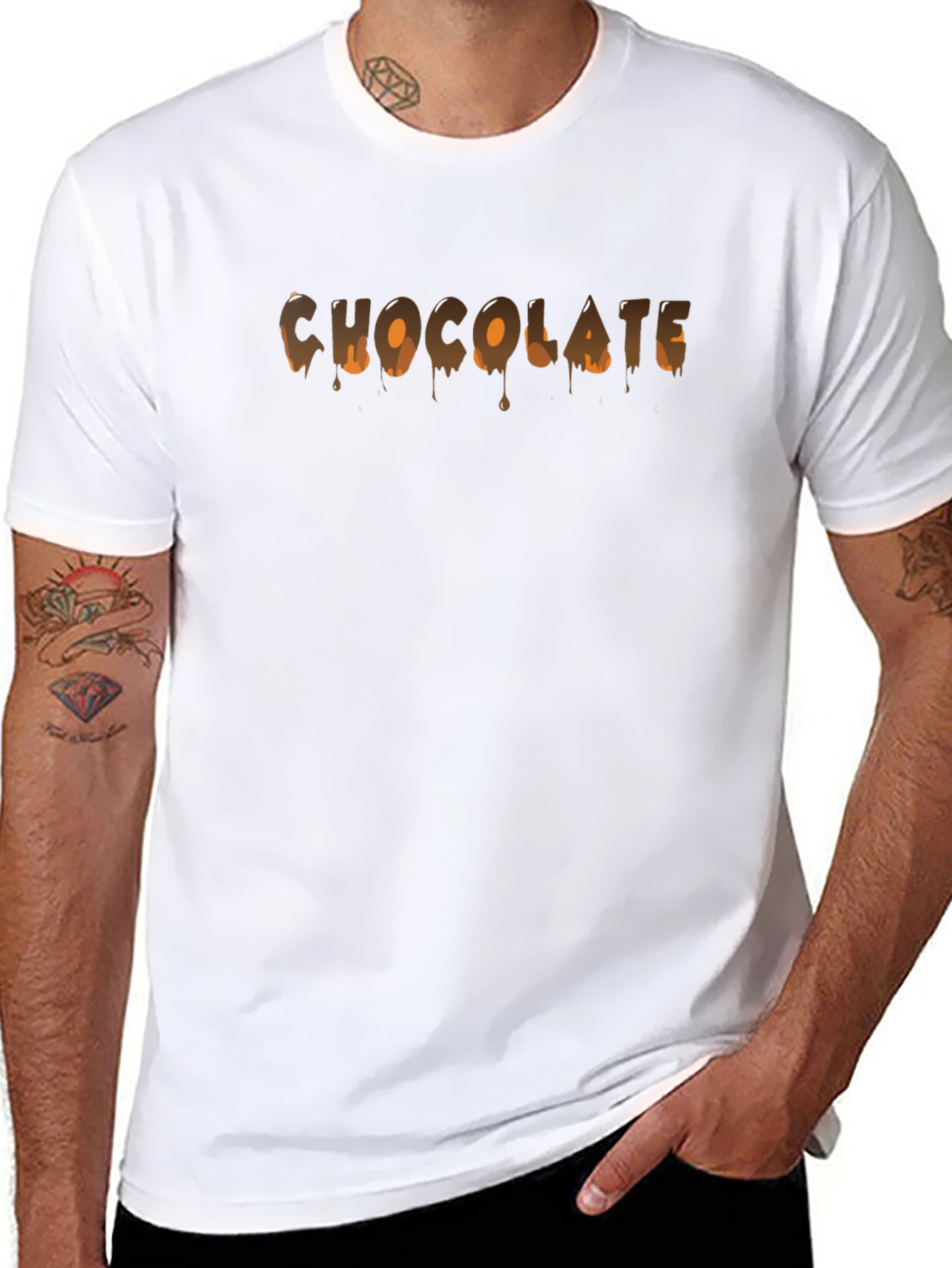Chocolate Drip T-Shirt - Unique Graphic Tee