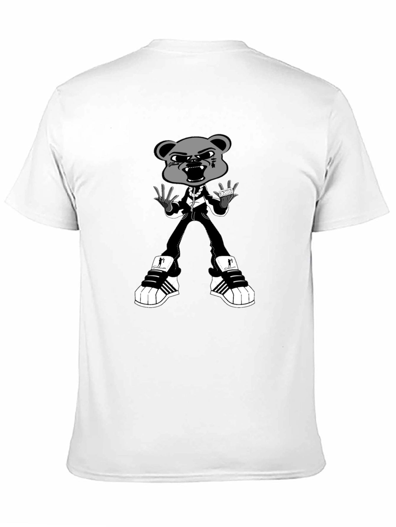 Gangster Bear Graphic T-Shirt