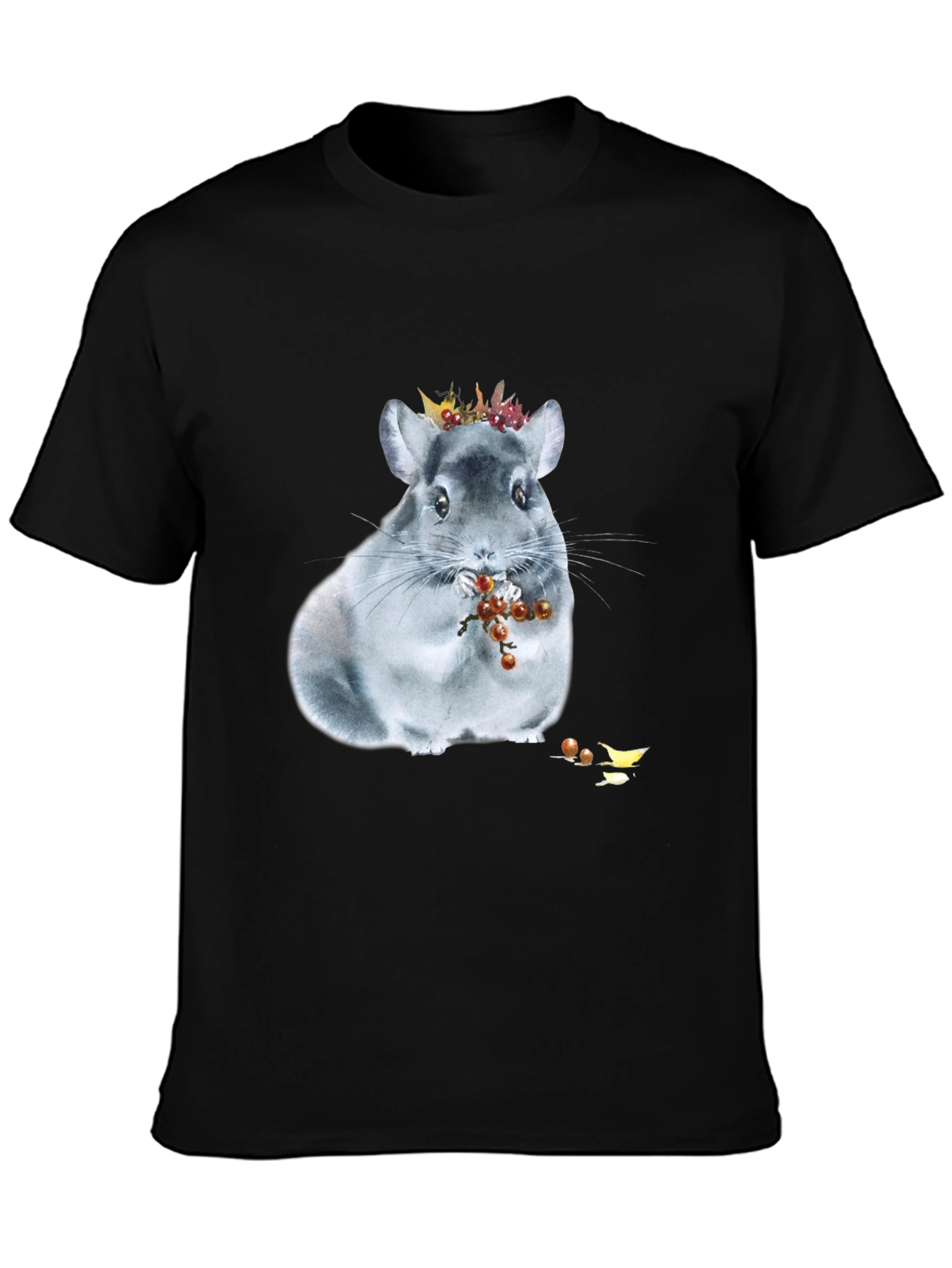 Chinchilla Crown T-Shirt - Cute Animal Graphic Tee