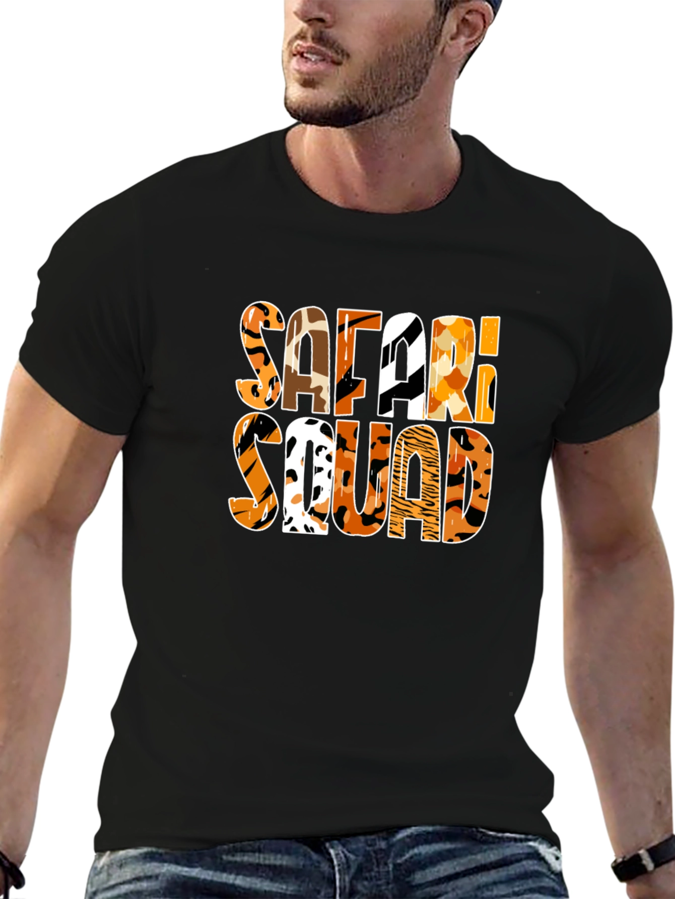 Safari Squad Animal Print Graphic Tee