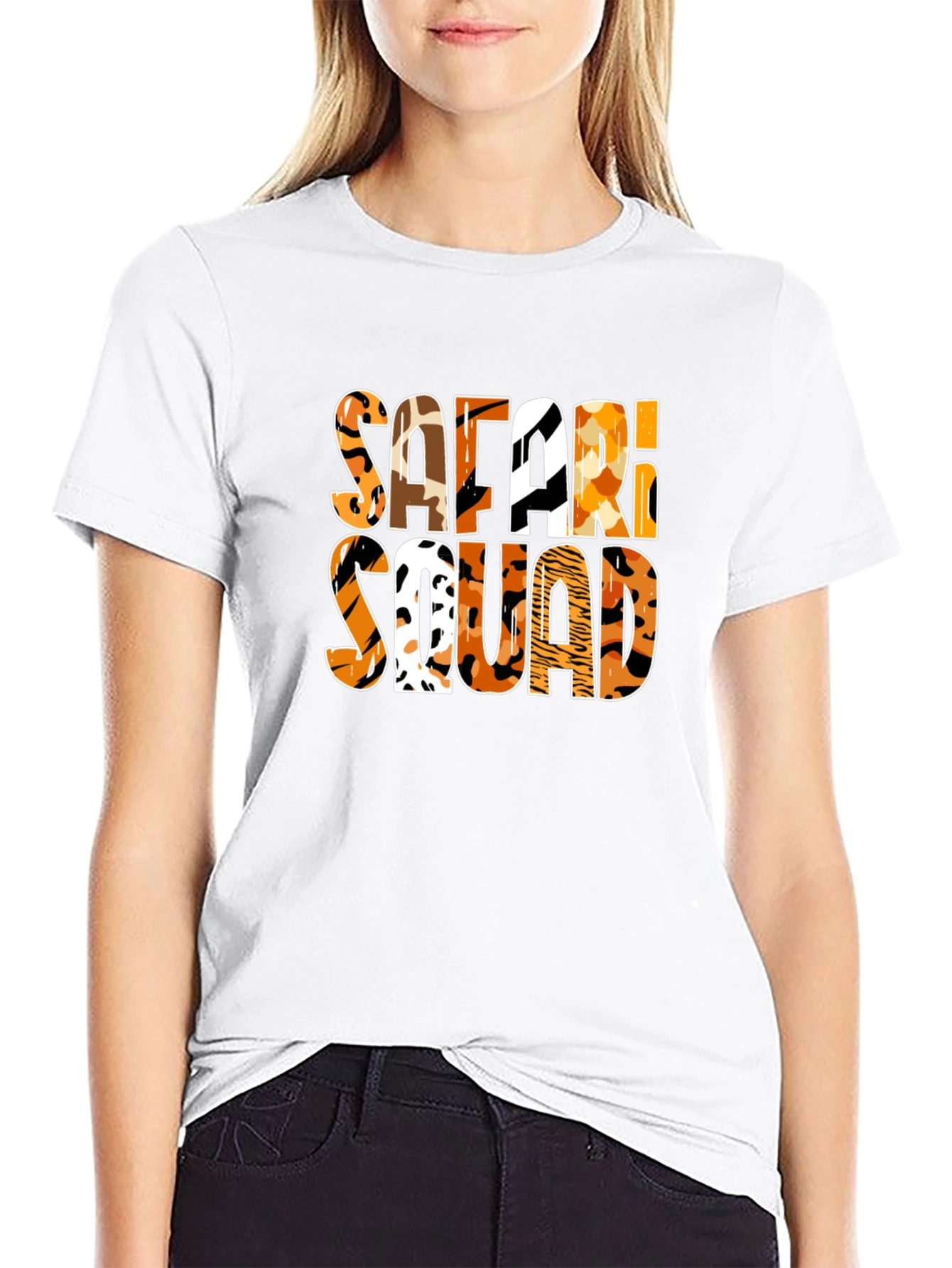 Safari Squad Animal Print Graphic Tee