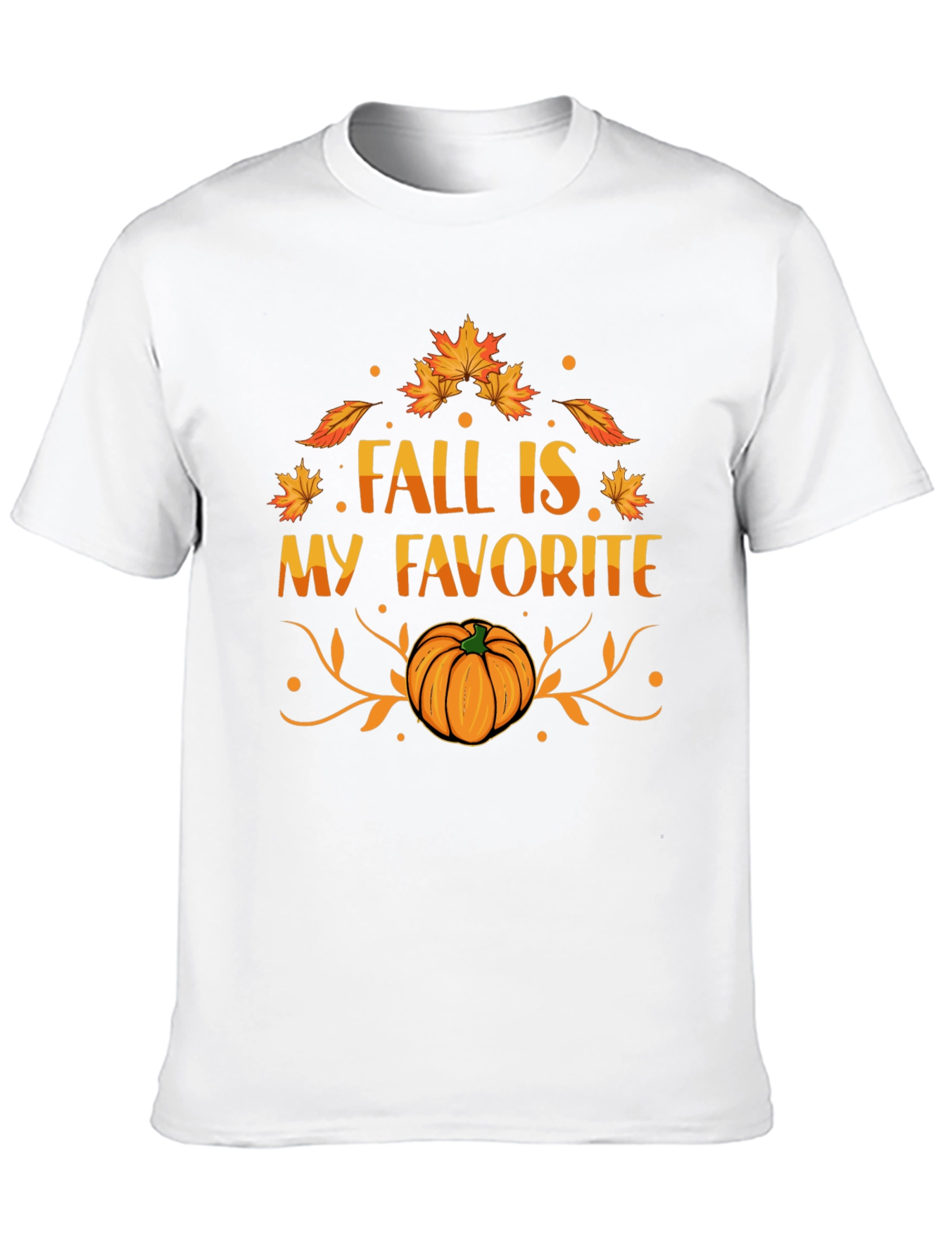 Fall Is My Favorite T-Shirt - Pumpkin Tee