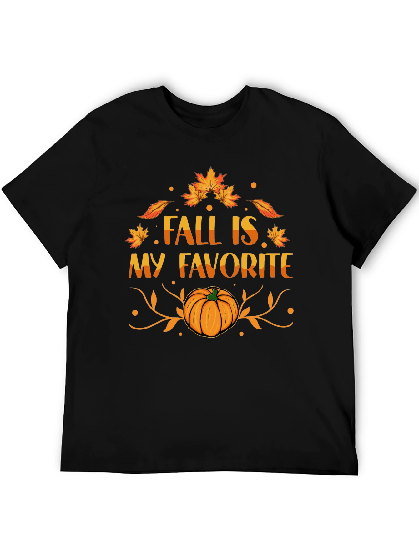 Fall Is My Favorite T-Shirt - Pumpkin Tee