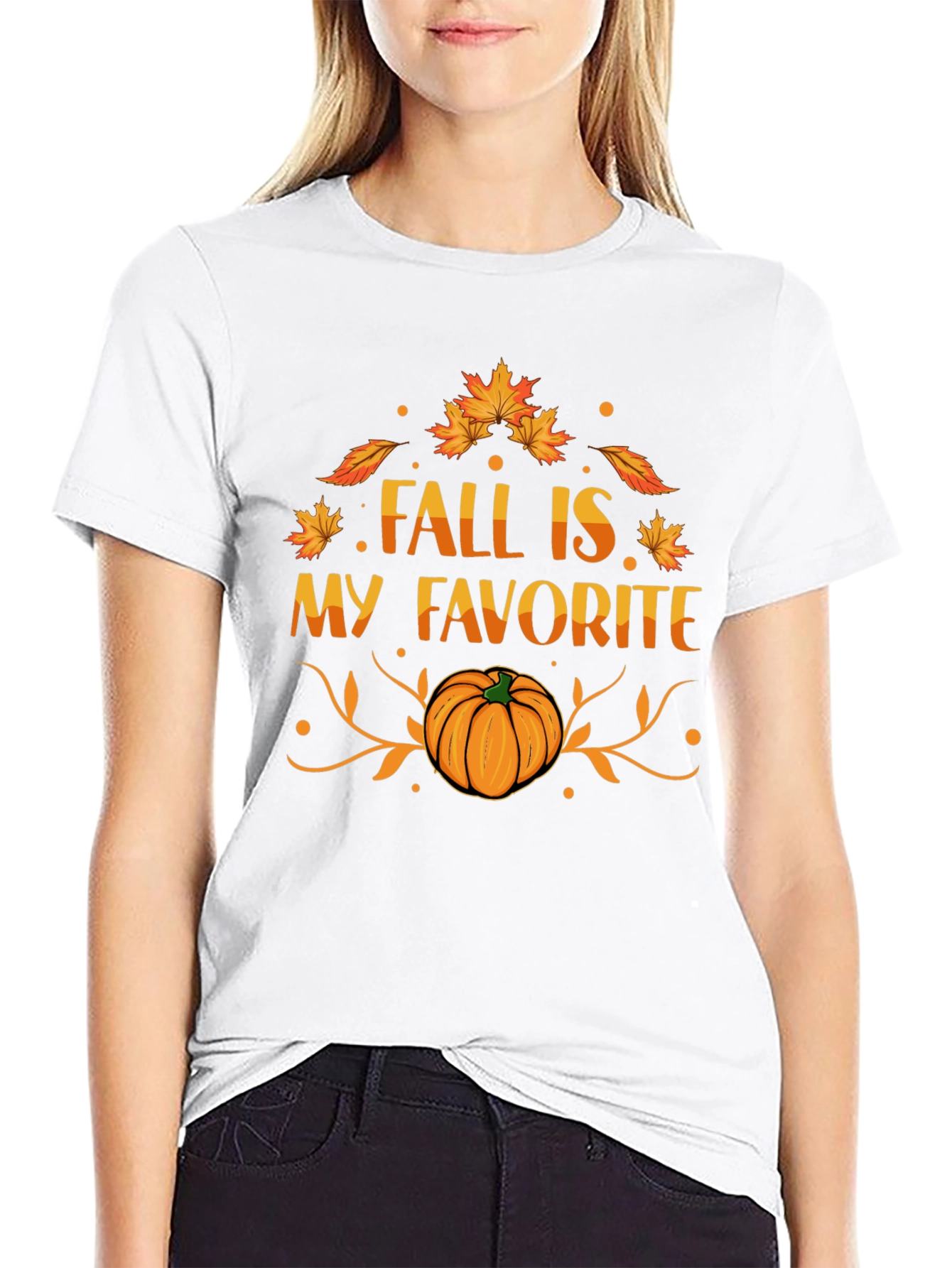 Fall Is My Favorite T-Shirt - Pumpkin Tee