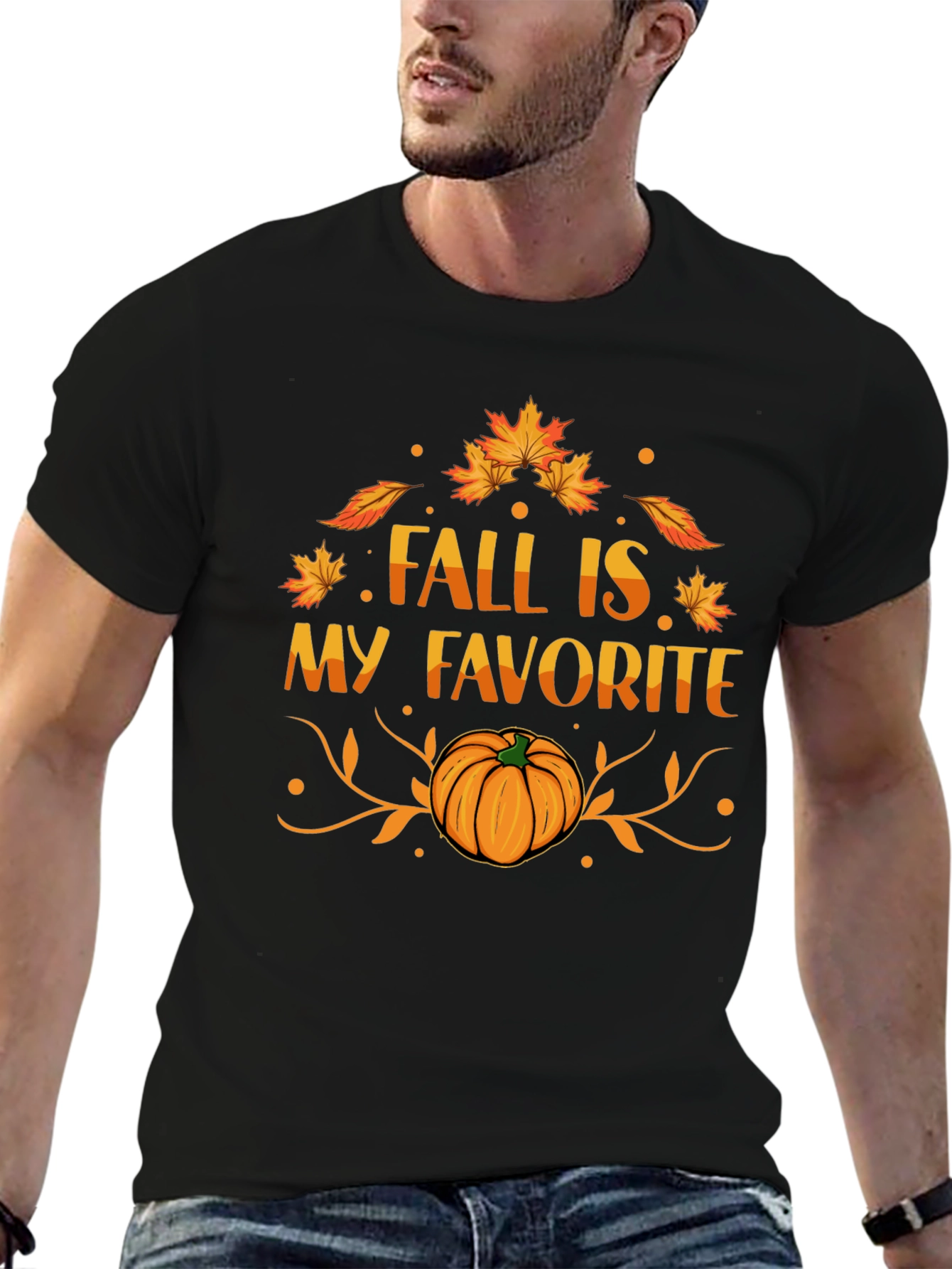 Fall Is My Favorite T-Shirt - Pumpkin Tee