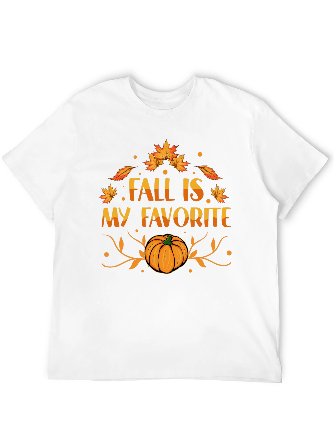 Fall Is My Favorite T-Shirt - Pumpkin Tee