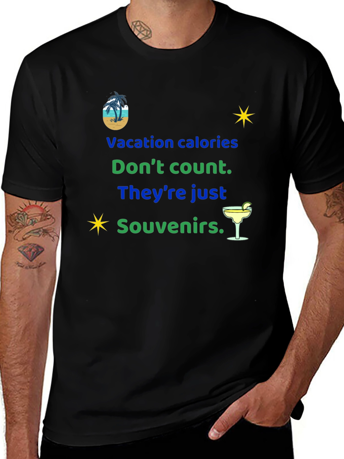 Vacation Calories Dont Count Souvenir T-Shirt
