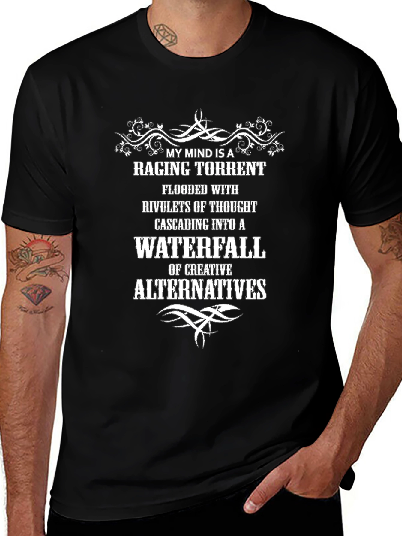 Raging Torrent Graphic T-Shirt
