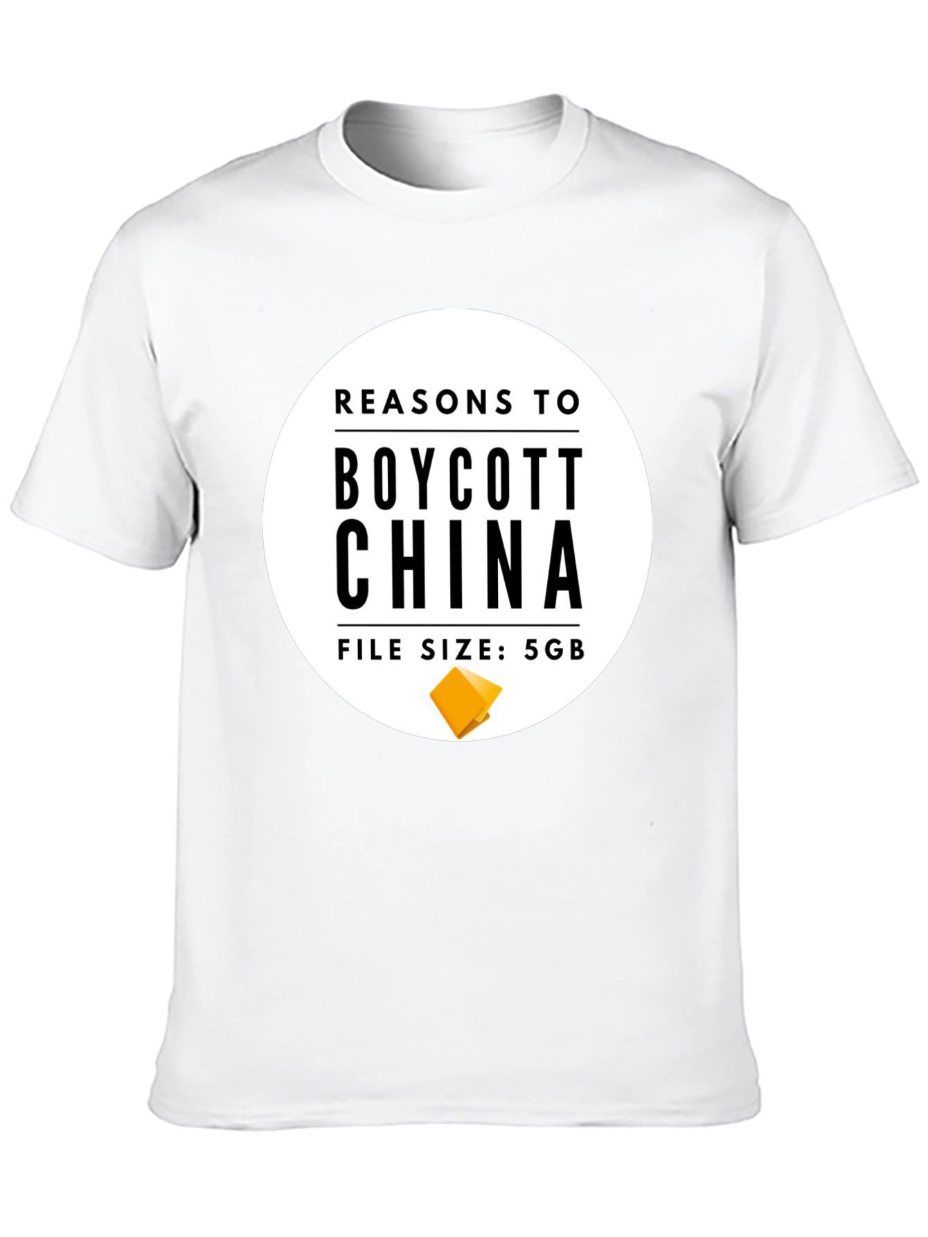 Boycott China T-Shirt - File Size 5GB