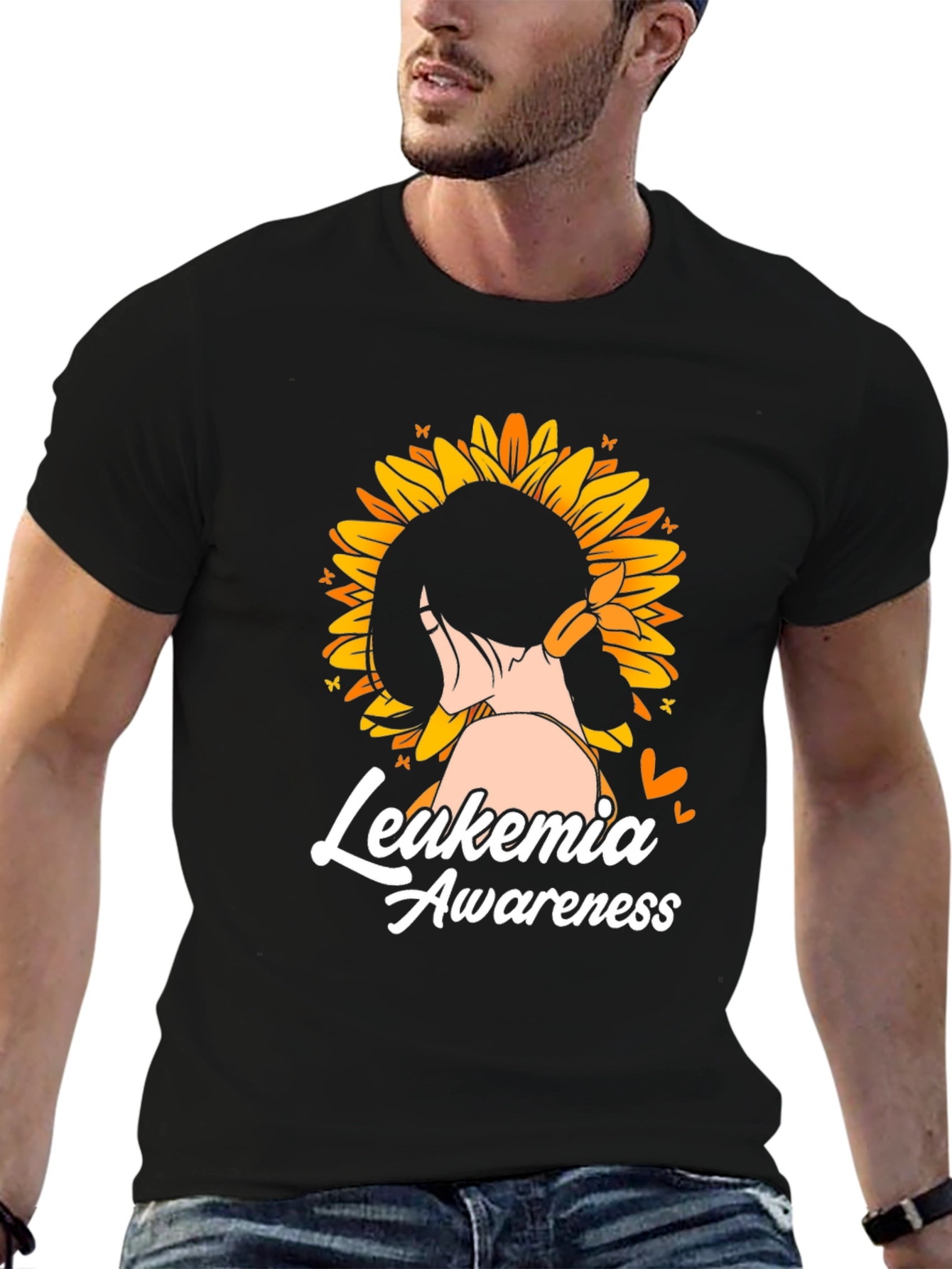 Leukemia Awareness Sunflower T-Shirt