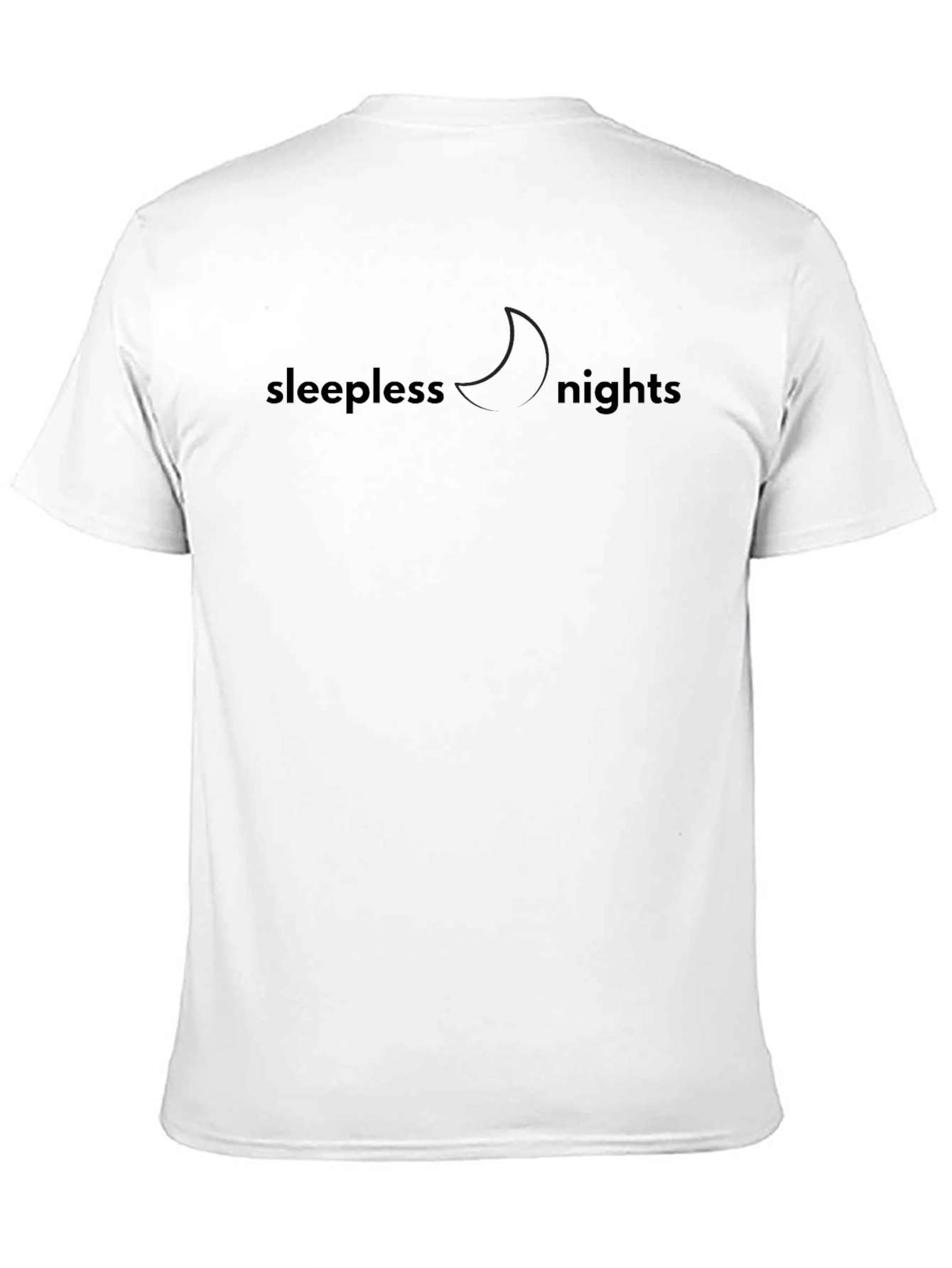 Sleepless Nights Graphic Tee - Black Comfort Fit