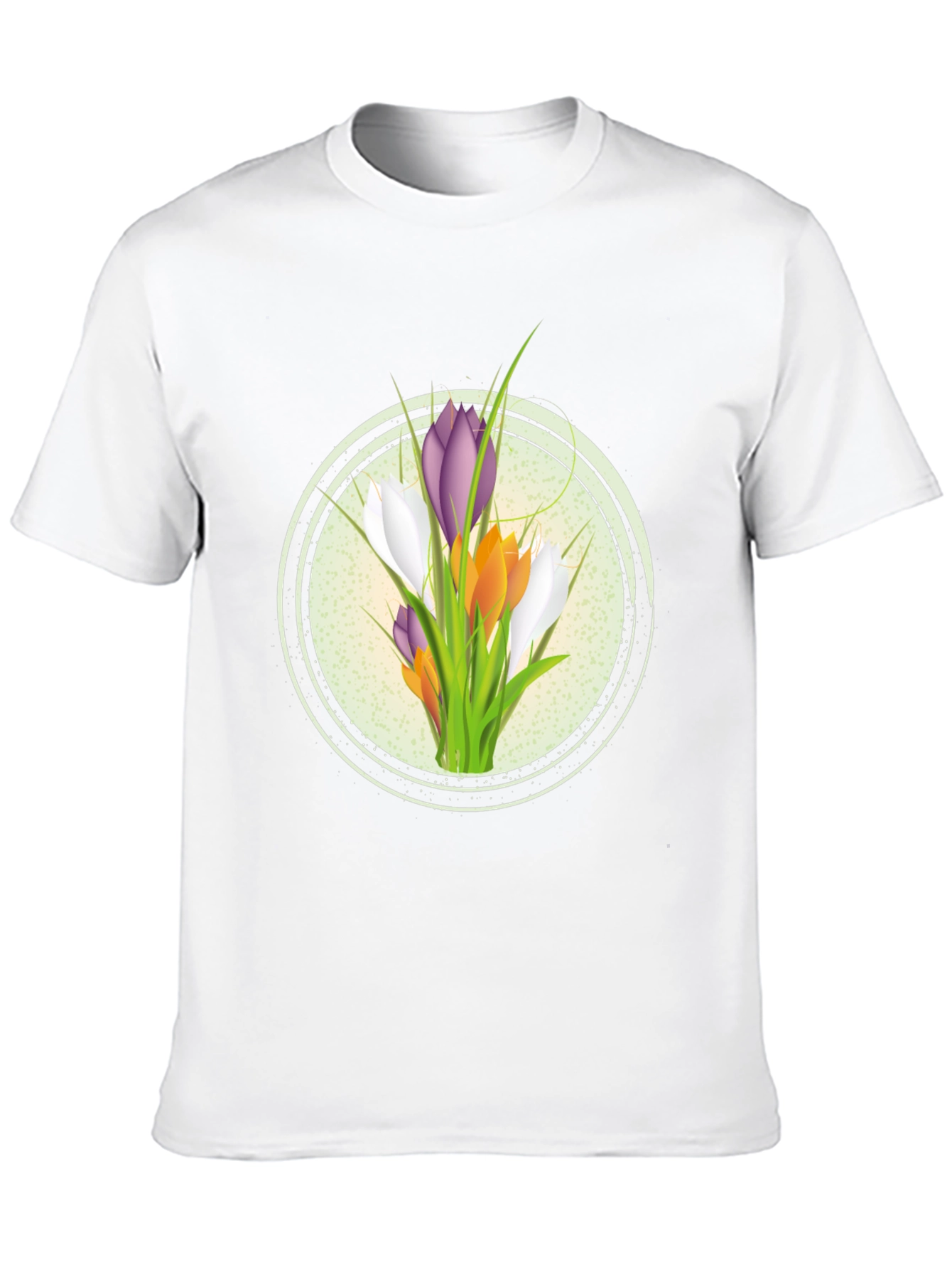 Floral Graphic Black T-Shirt