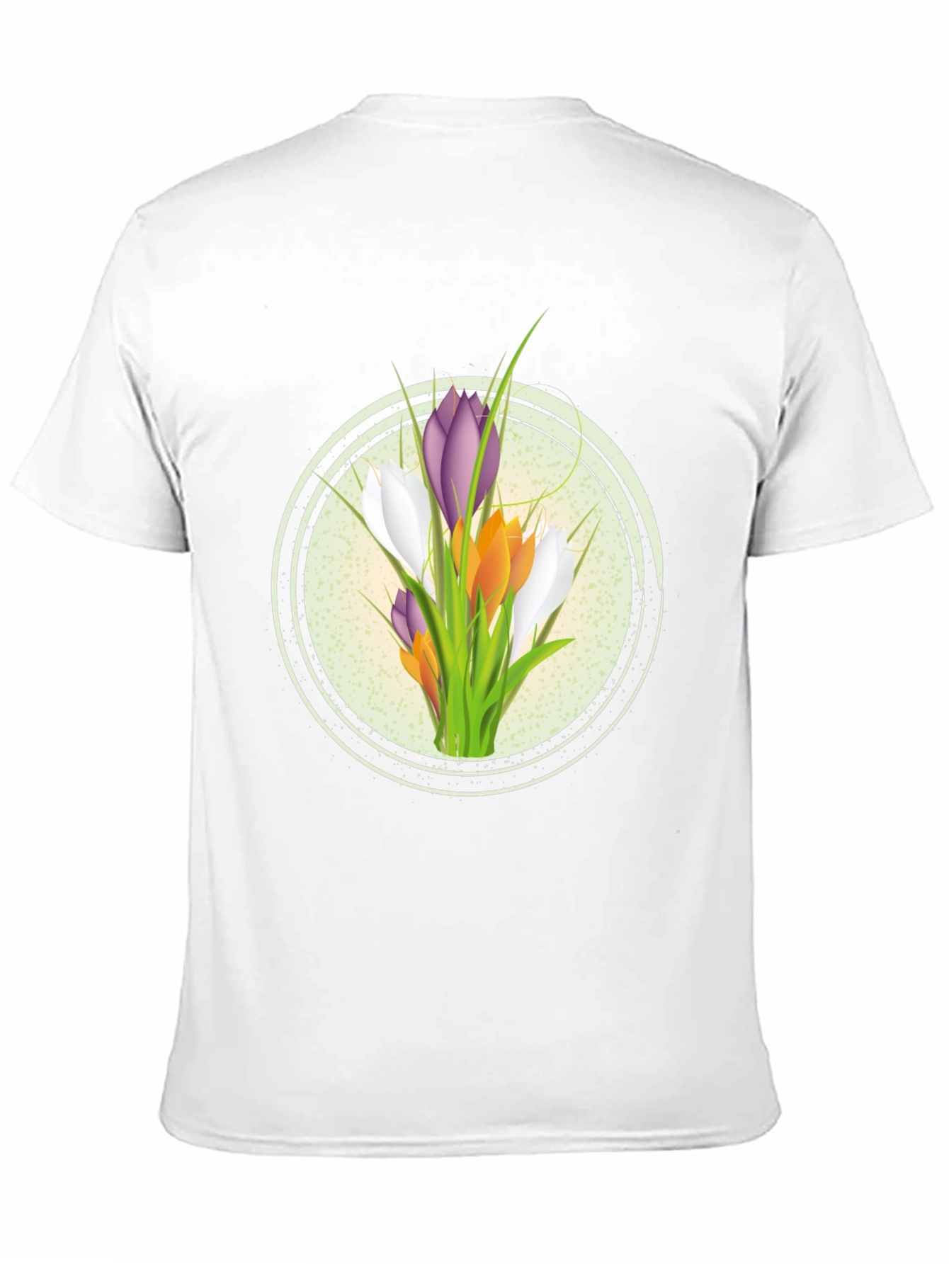 Floral Graphic Black T-Shirt