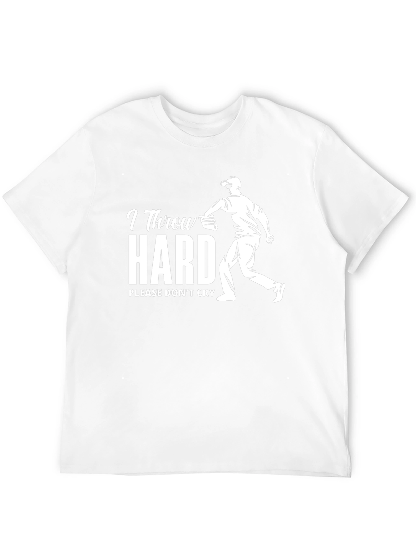 I Throw Hard Funny Baseball T-Shirt