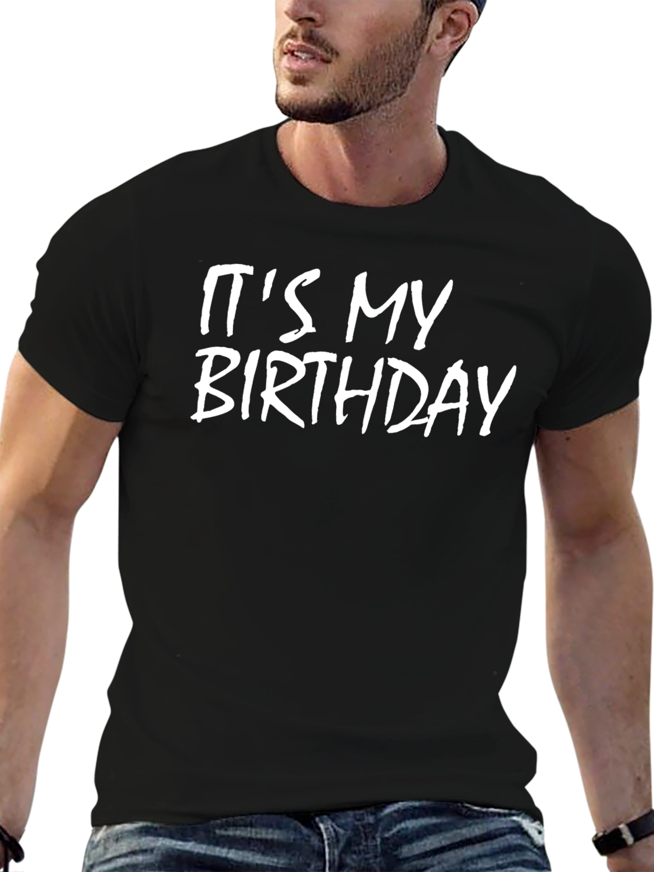 Its My Birthday Graphic Tee - Black
